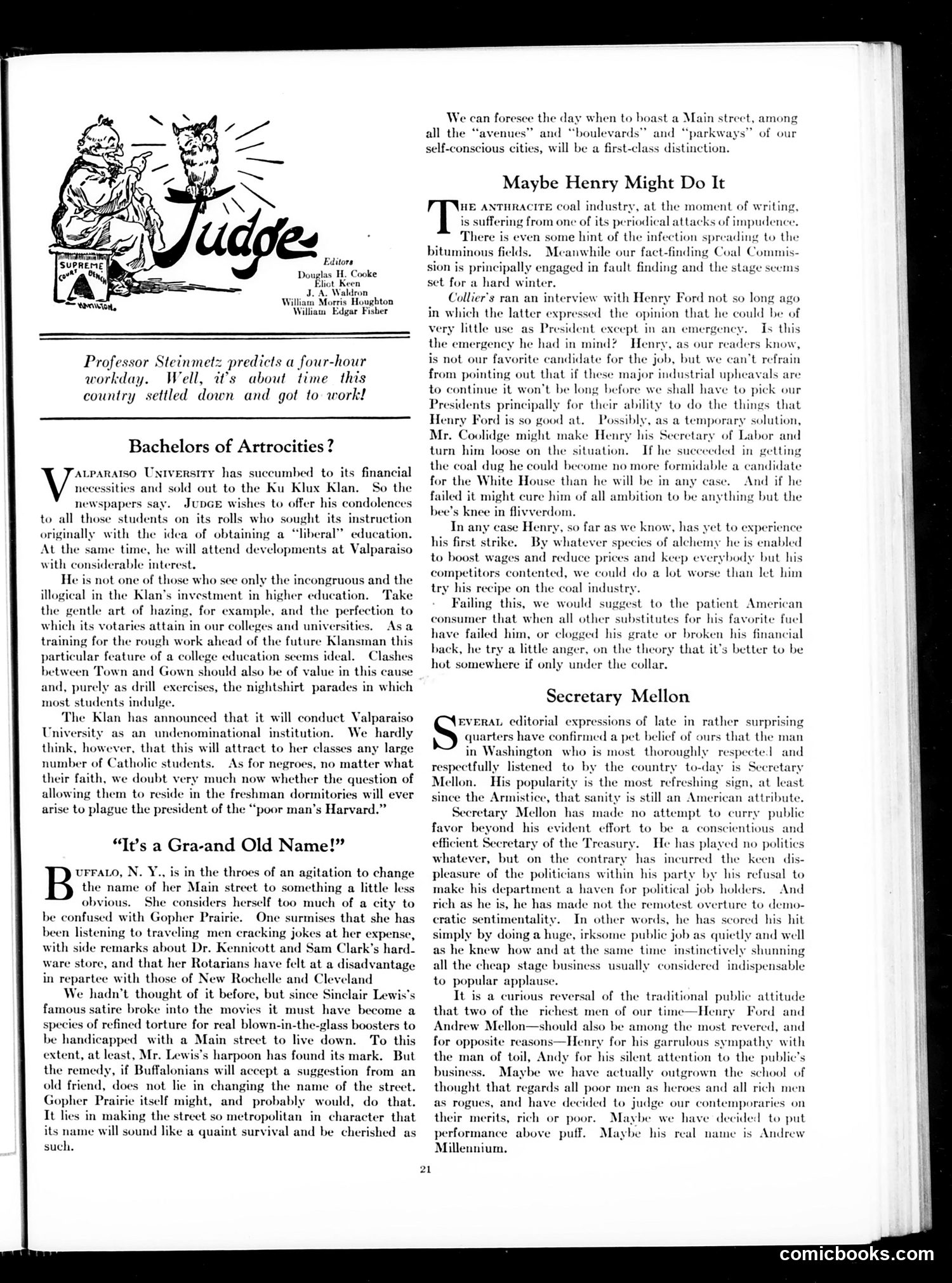 Judge — September 8, 1923 — page 23 of 36