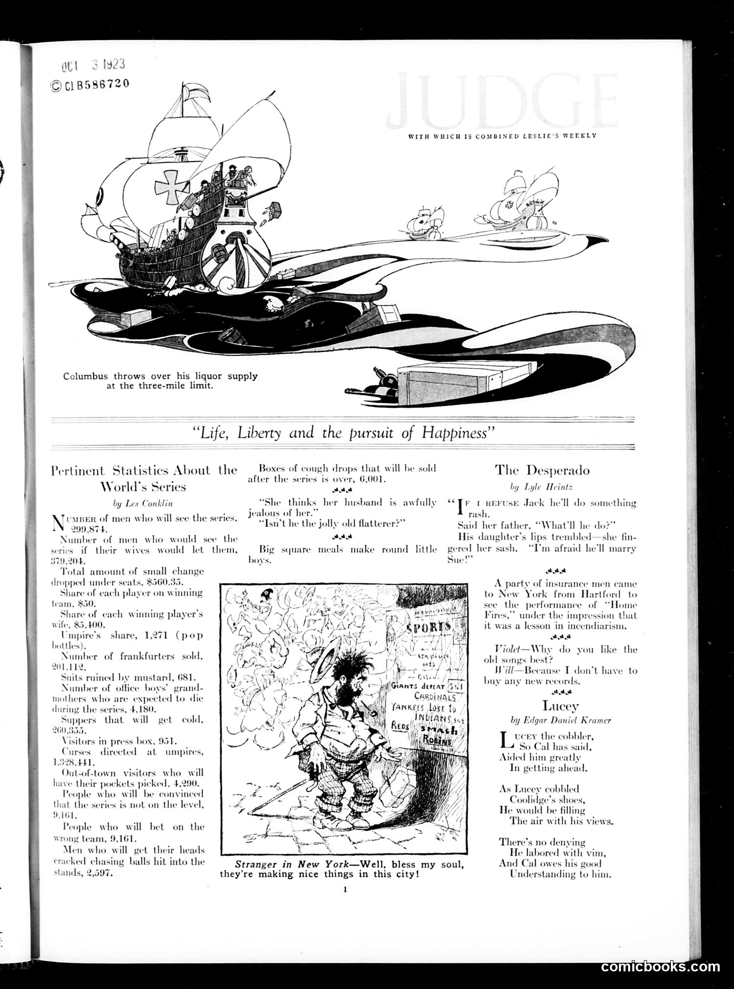 Judge — October 6, 1923 — page 3 of 36