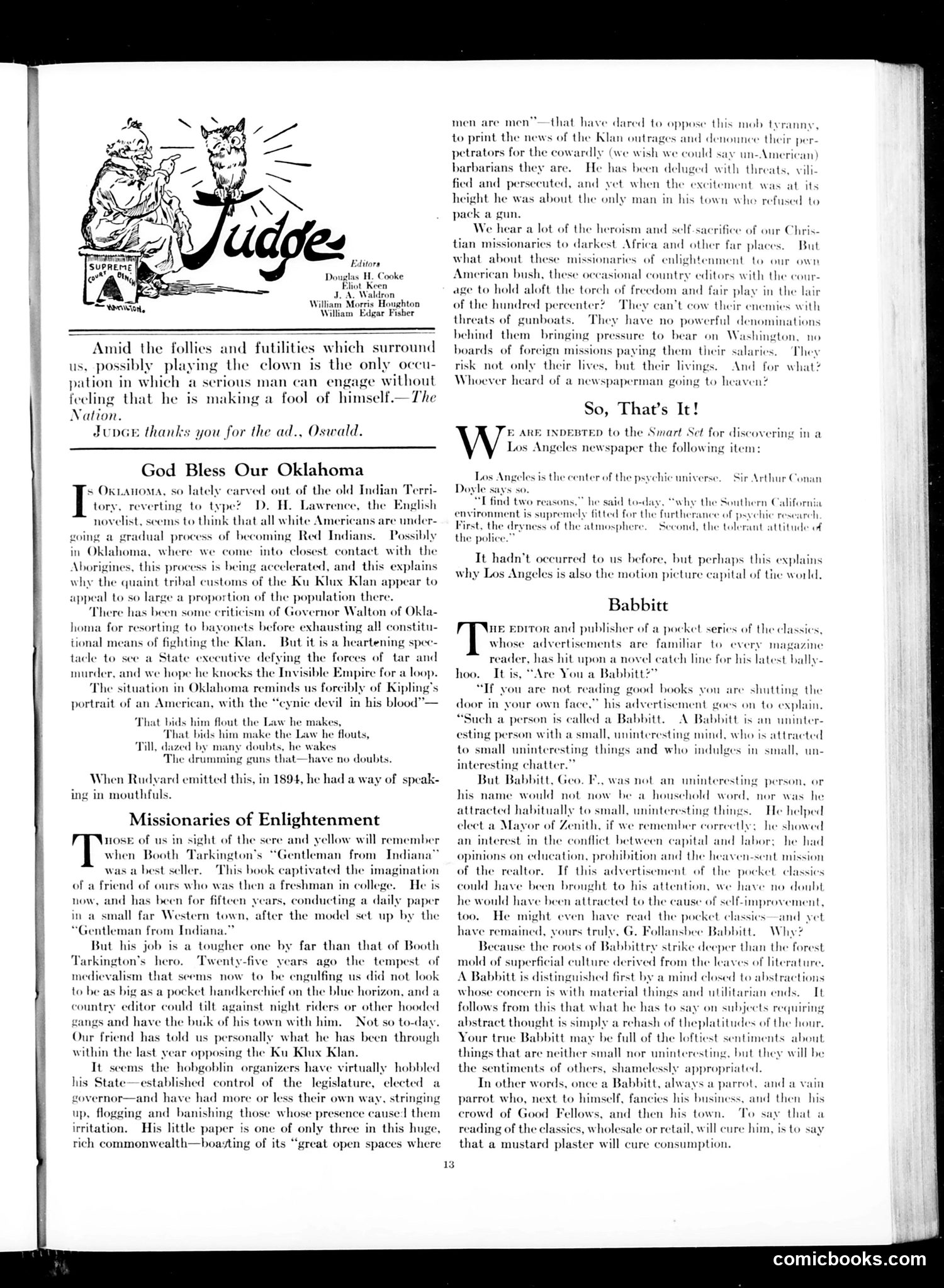 Judge — October 6, 1923 — page 15 of 36