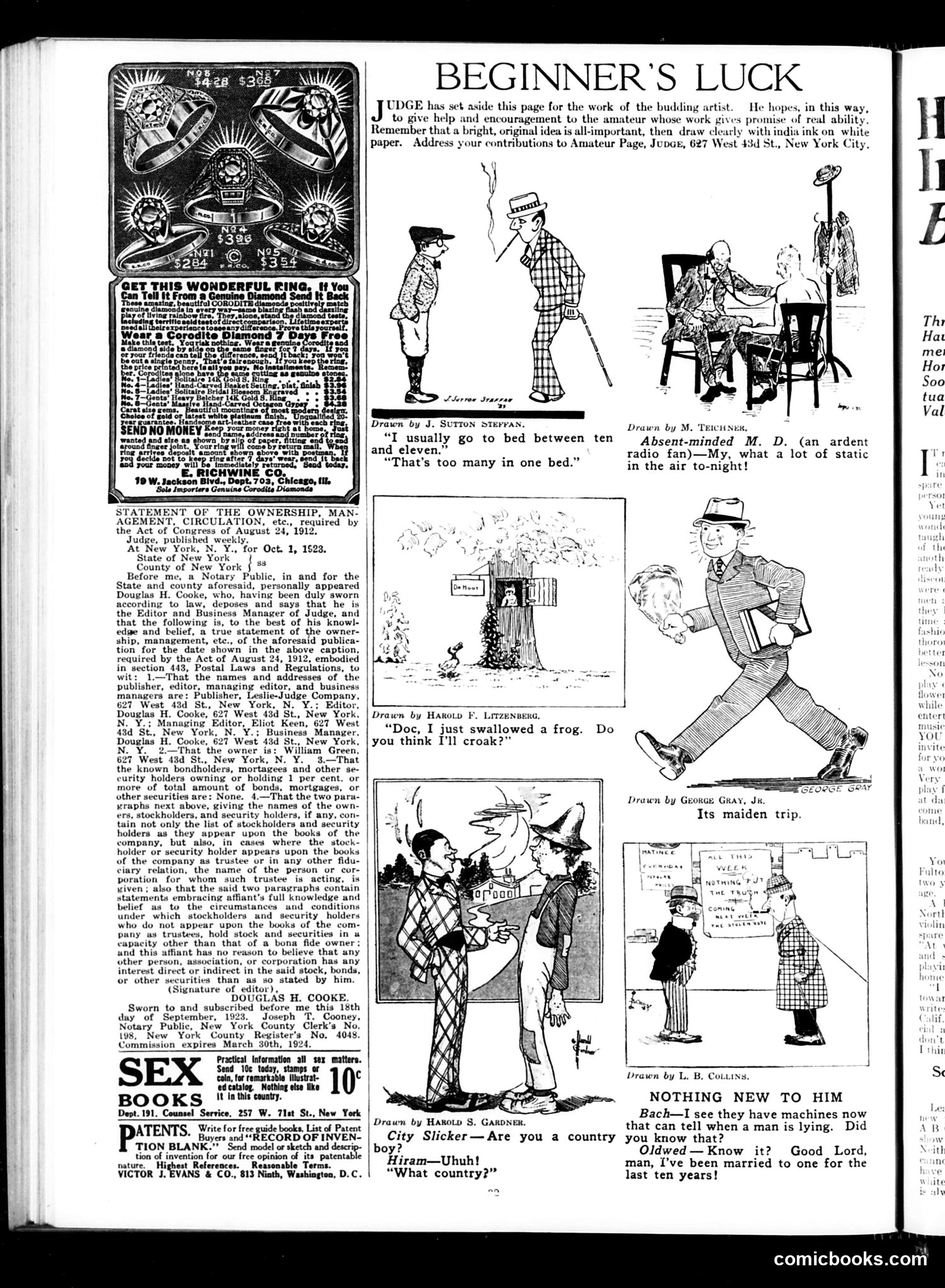 Judge — October 13, 1923 — page 34 of 36