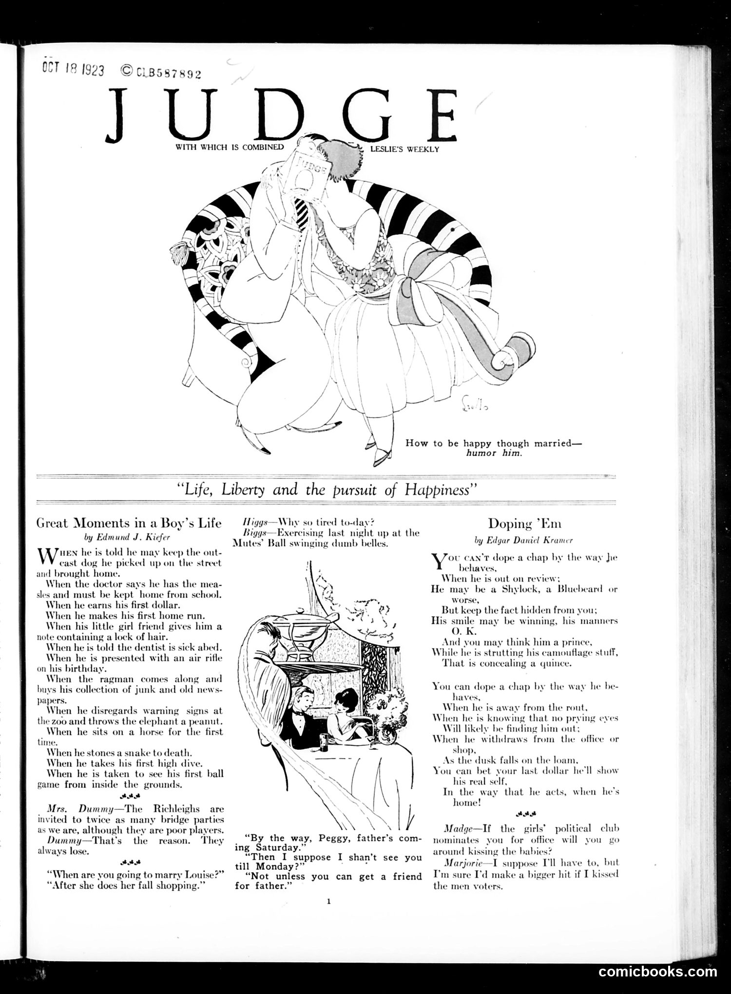 Judge — October 20, 1923 — page 3 of 36