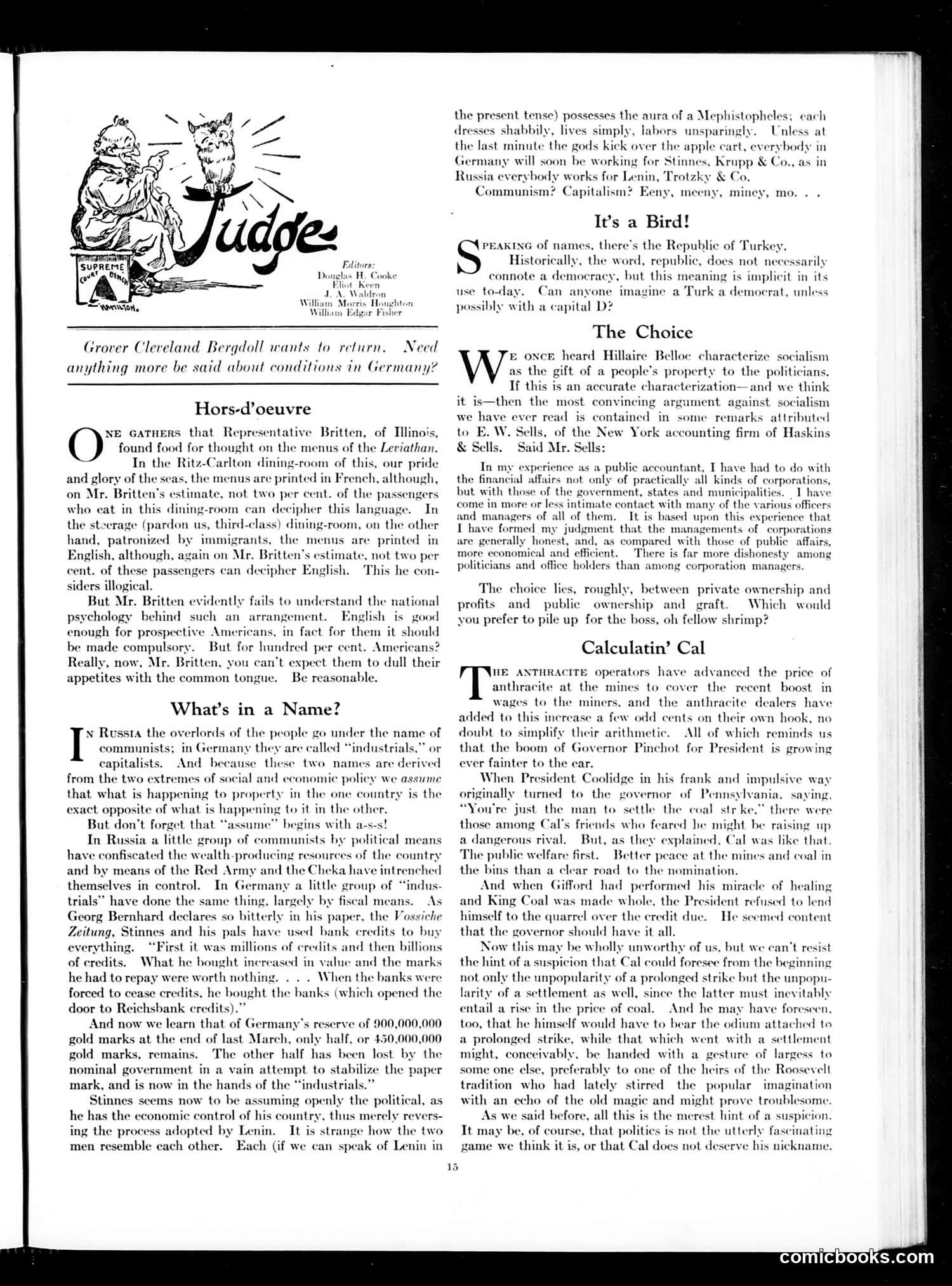 Judge — October 27, 1923 — page 17 of 36