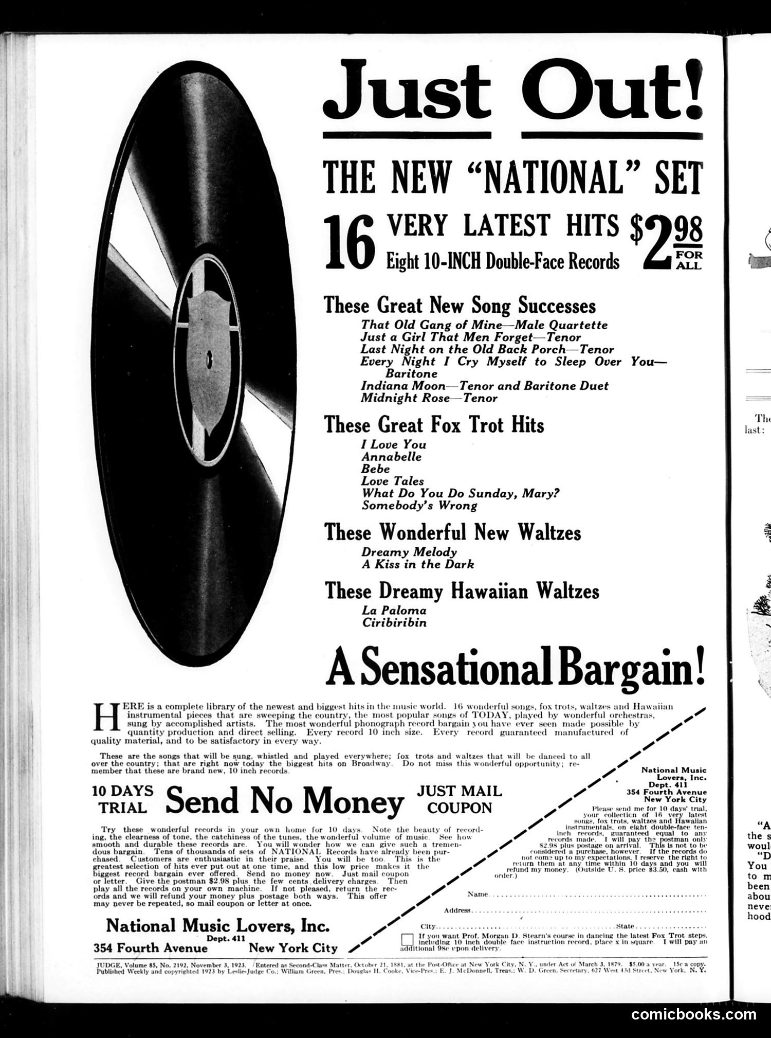 Judge — November 3, 1923 — page 2 of 36