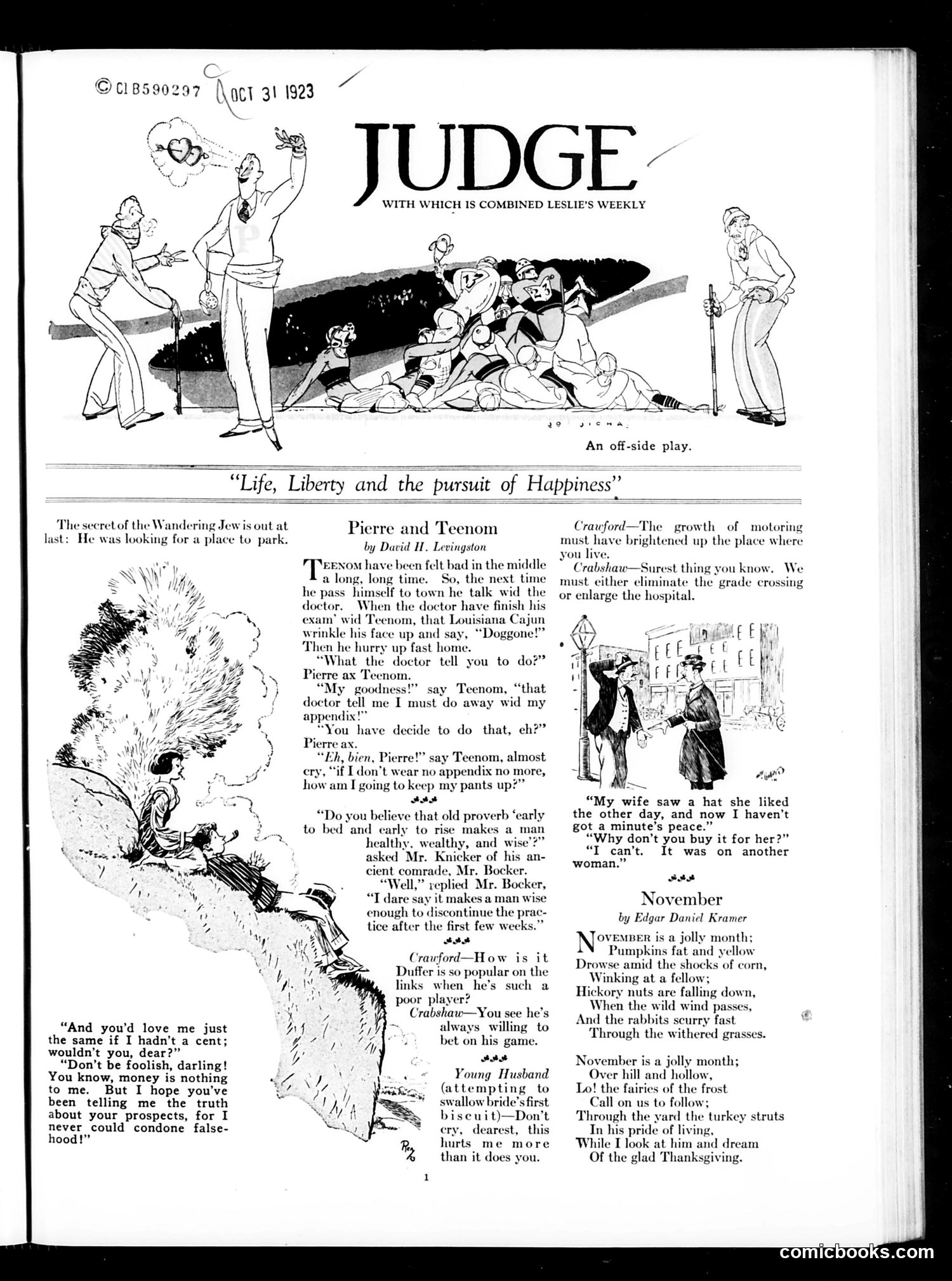 Judge — November 3, 1923 — page 3 of 36