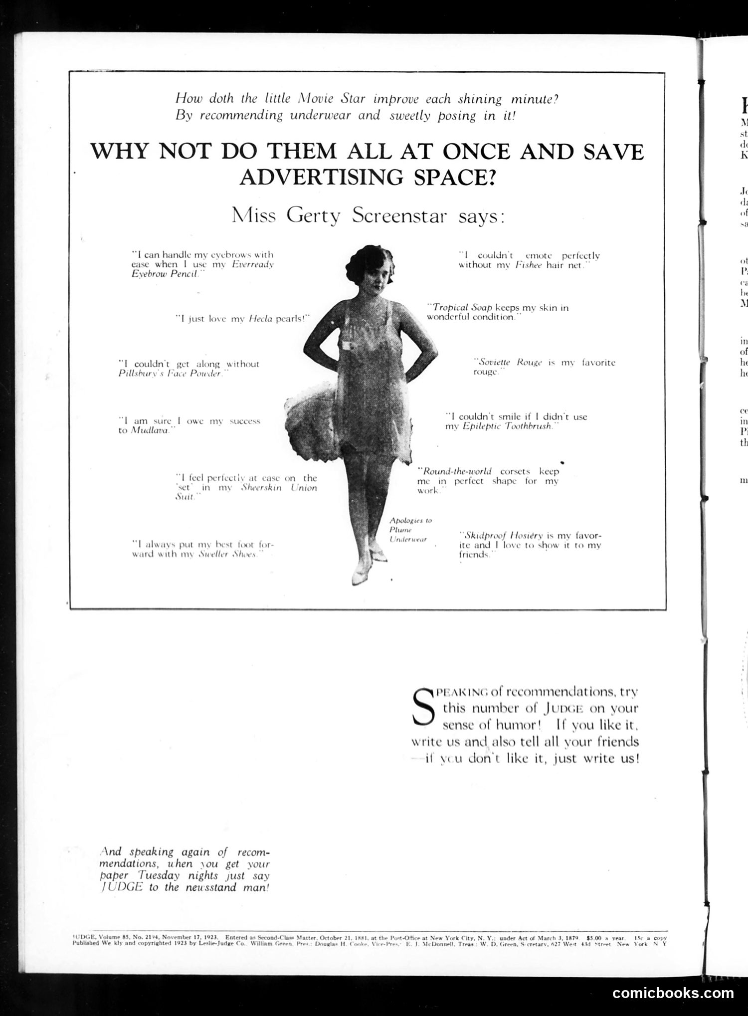 Judge — November 17, 1923 — page 2 of 44