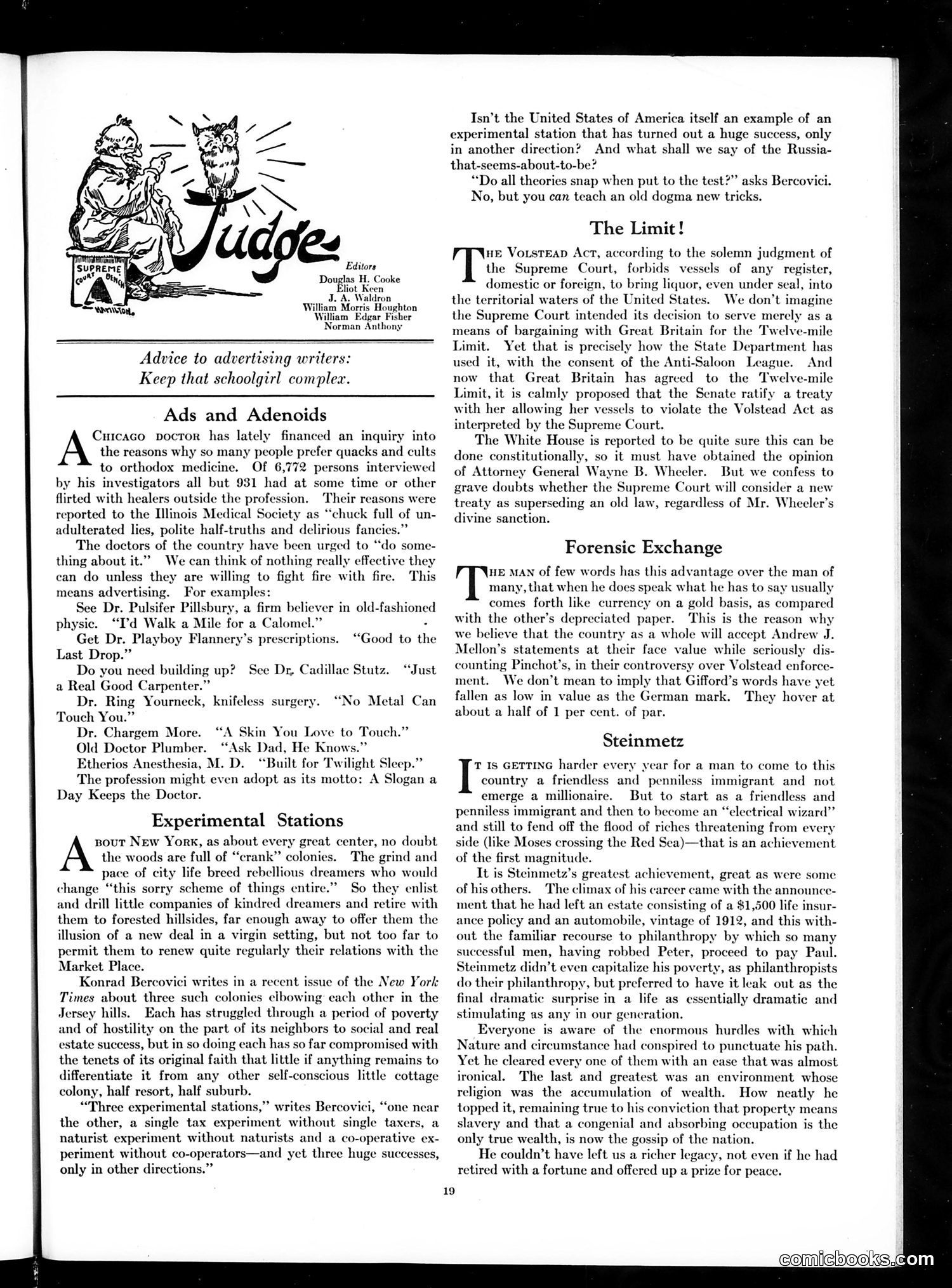 Judge — November 17, 1923 — page 25 of 44
