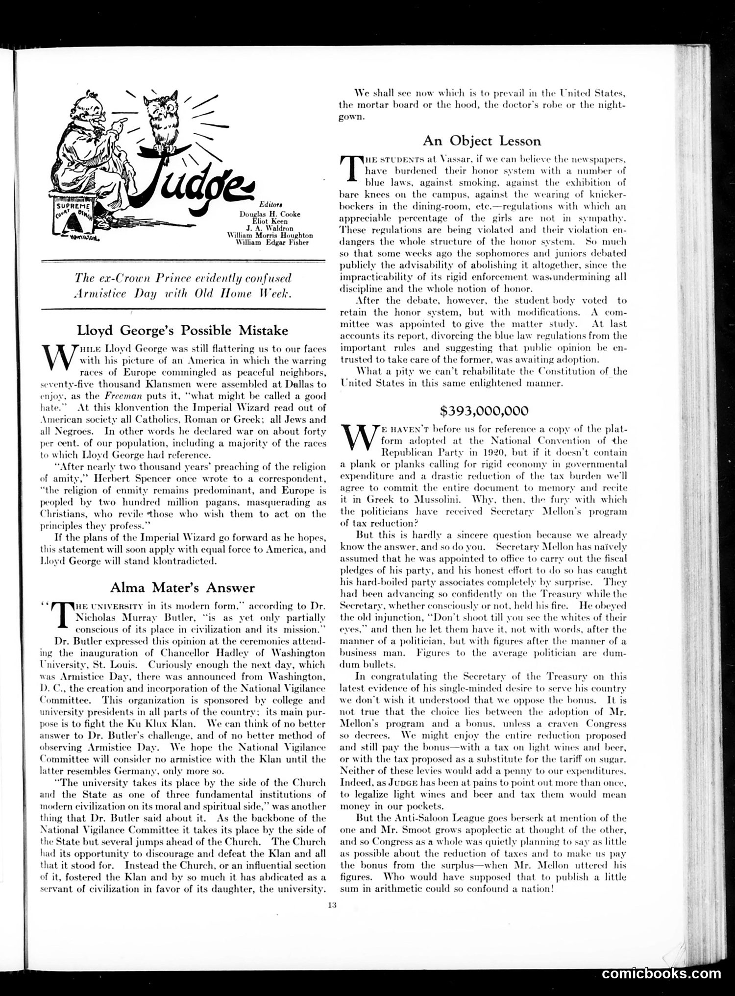 Judge — December 1, 1923 — page 15 of 36