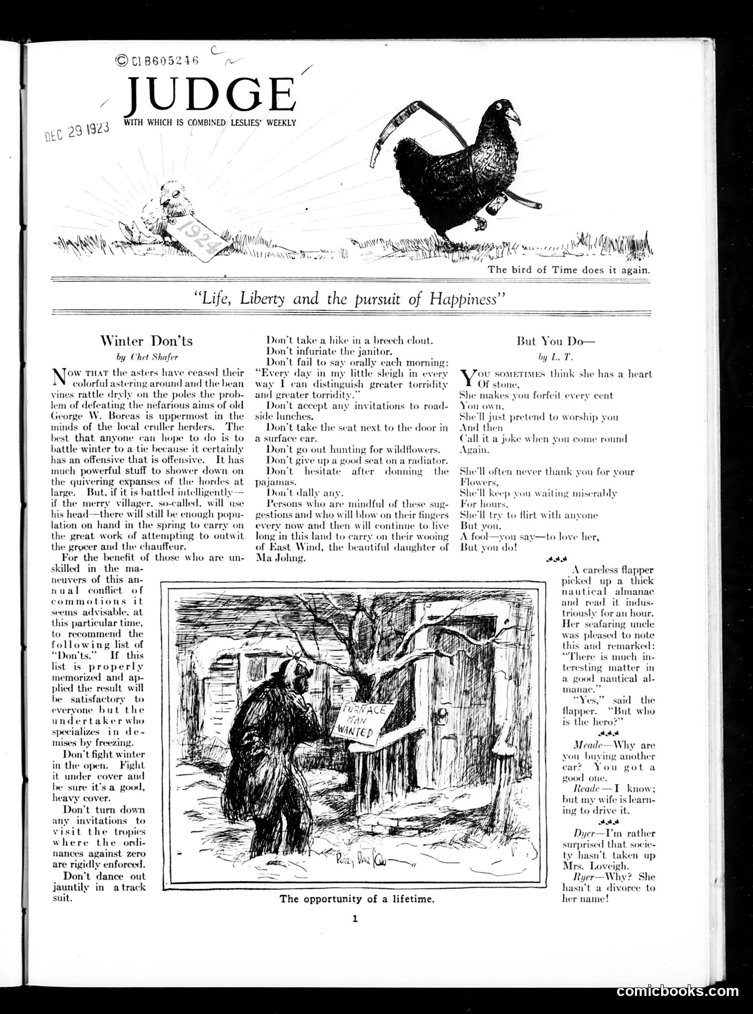 Judge — December 29, 1923 — page 3 of 37