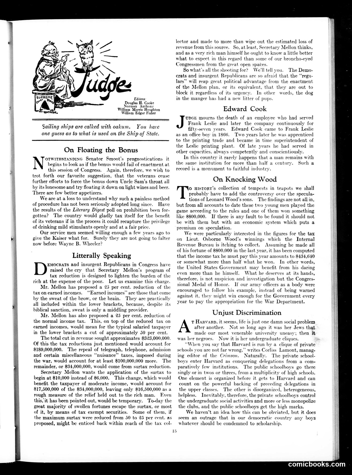 Judge — January 19, 1924 — page 17 of 36