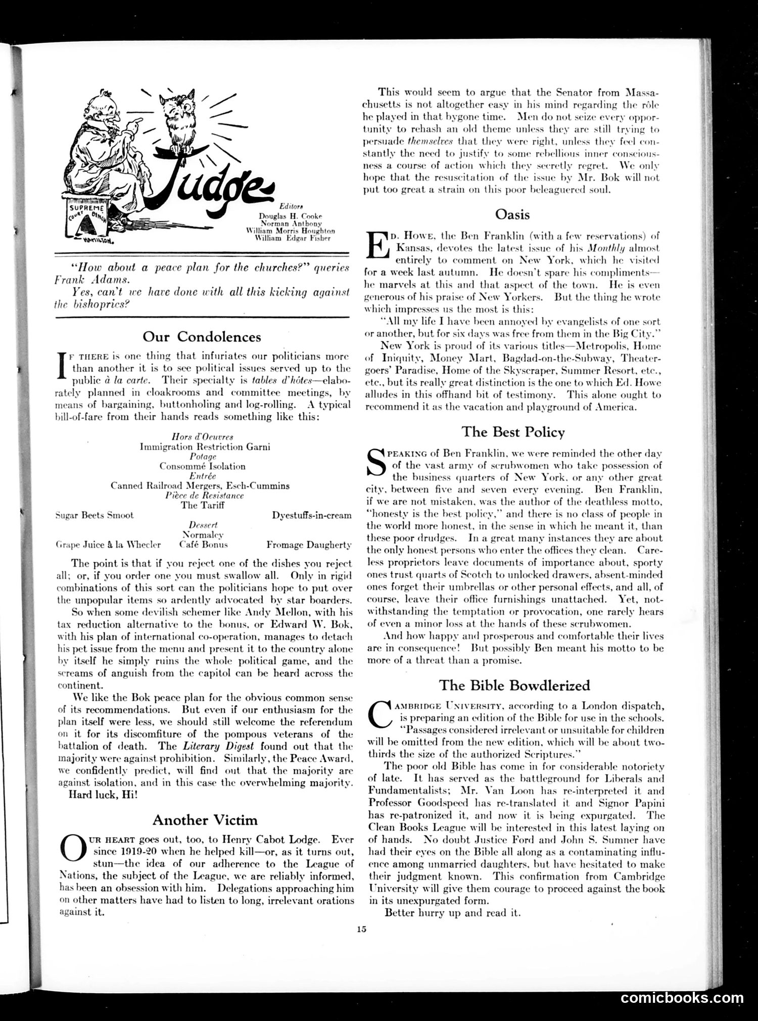 Judge — January 26, 1924 — page 17 of 37