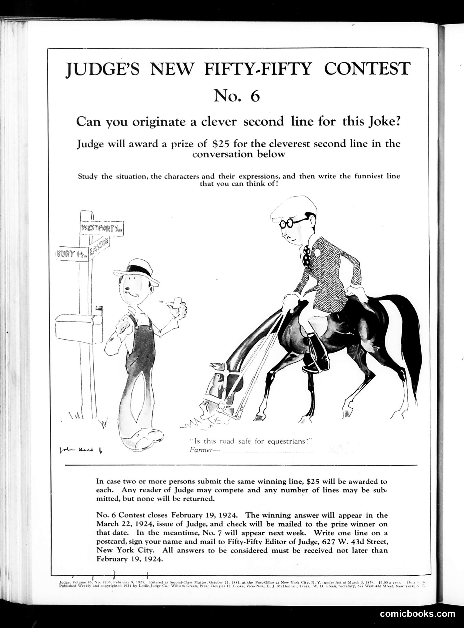 Judge — February 9, 1924 — page 2 of 36