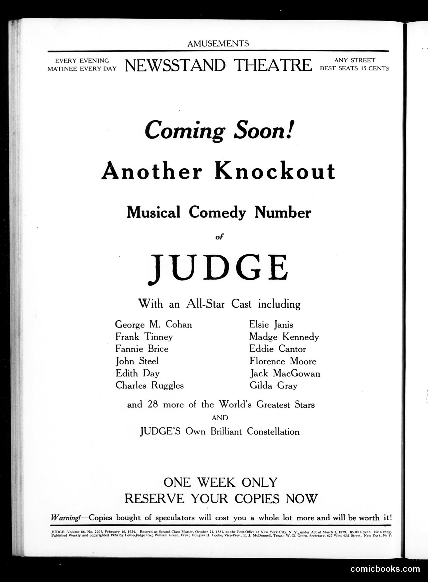Judge — February 16, 1924 — page 2 of 36