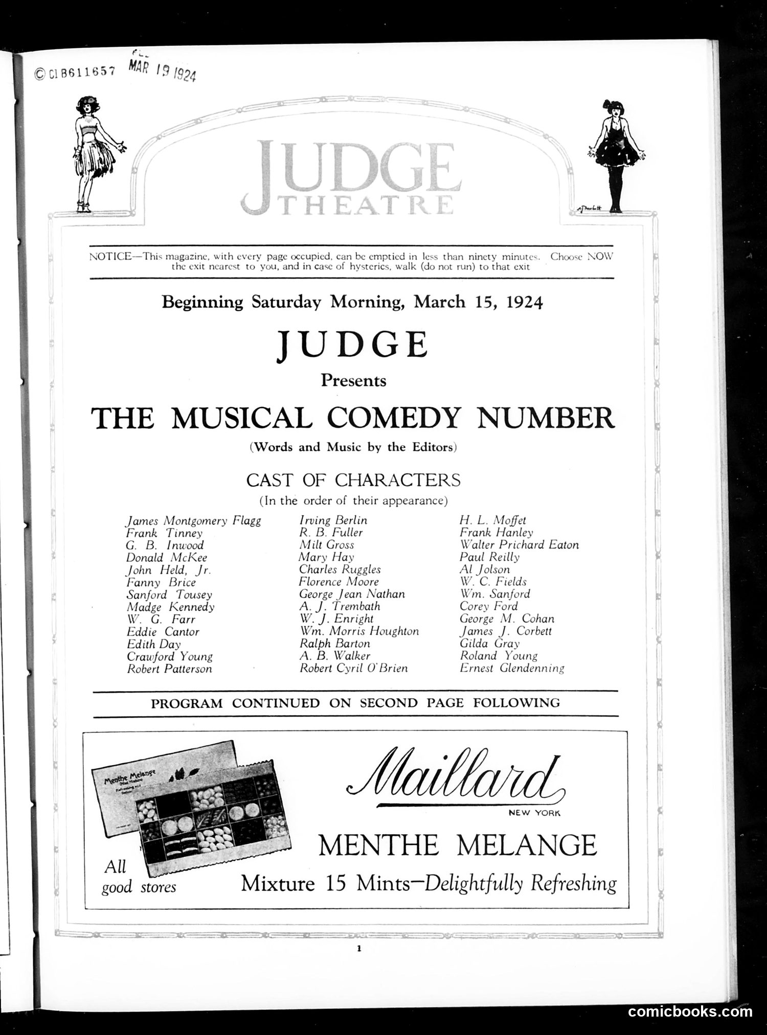 Judge — March 15, 1924 — page 3 of 36