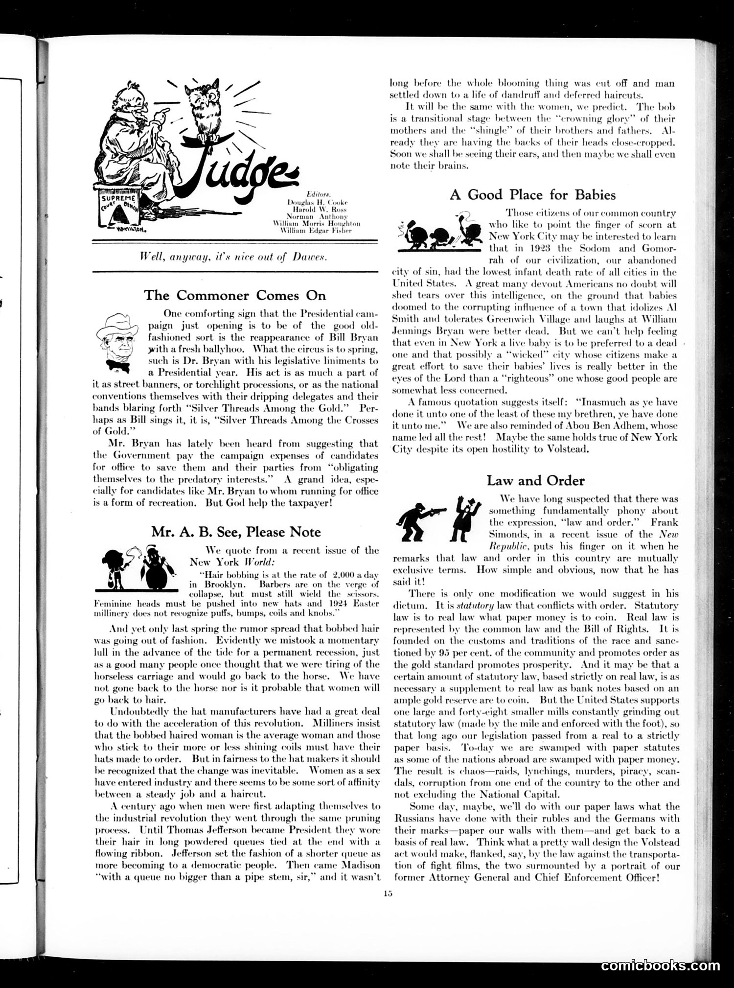 Judge — April 26, 1924 — page 17 of 36