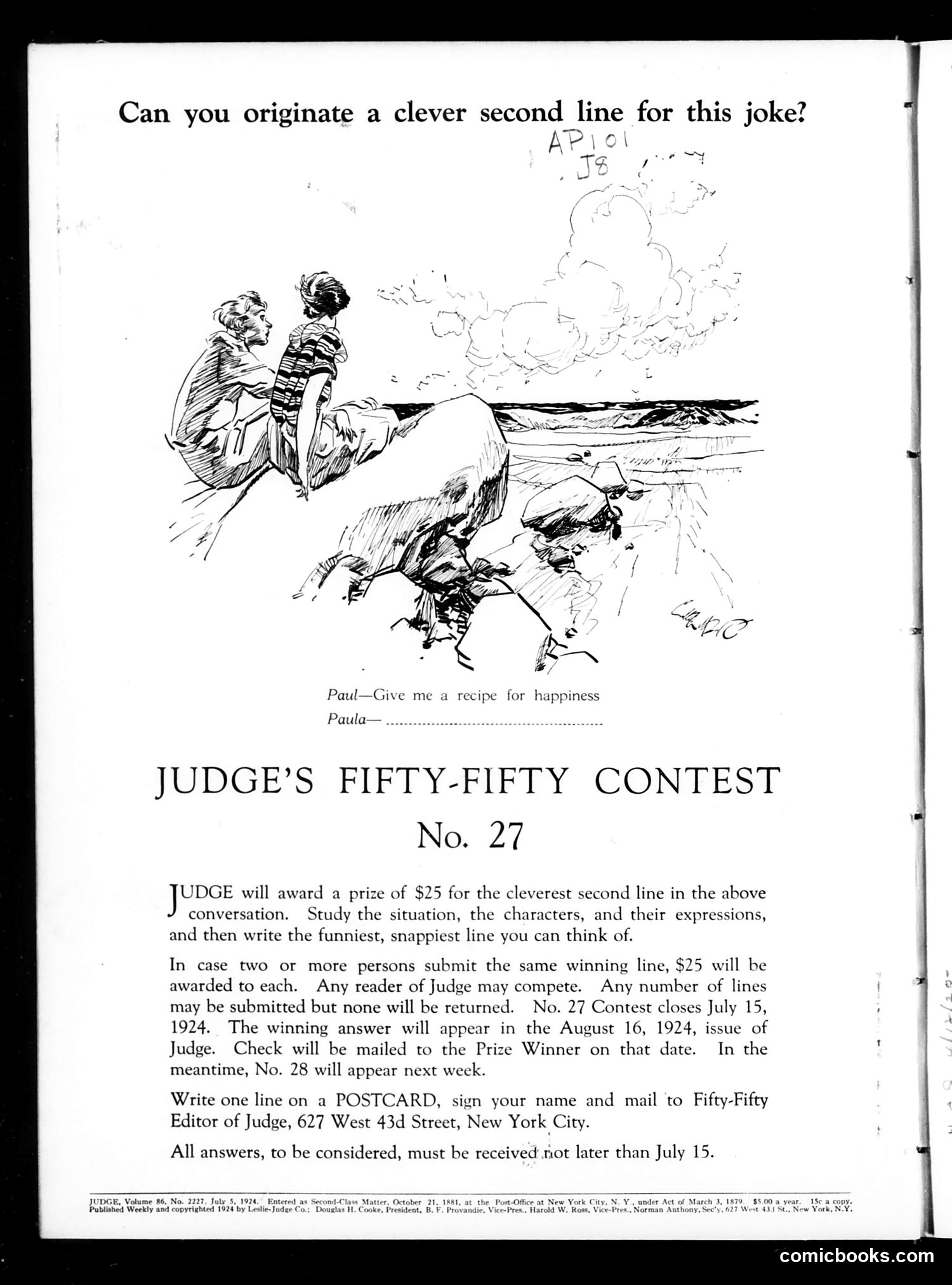 Judge — July 5, 1924 — page 2 of 36