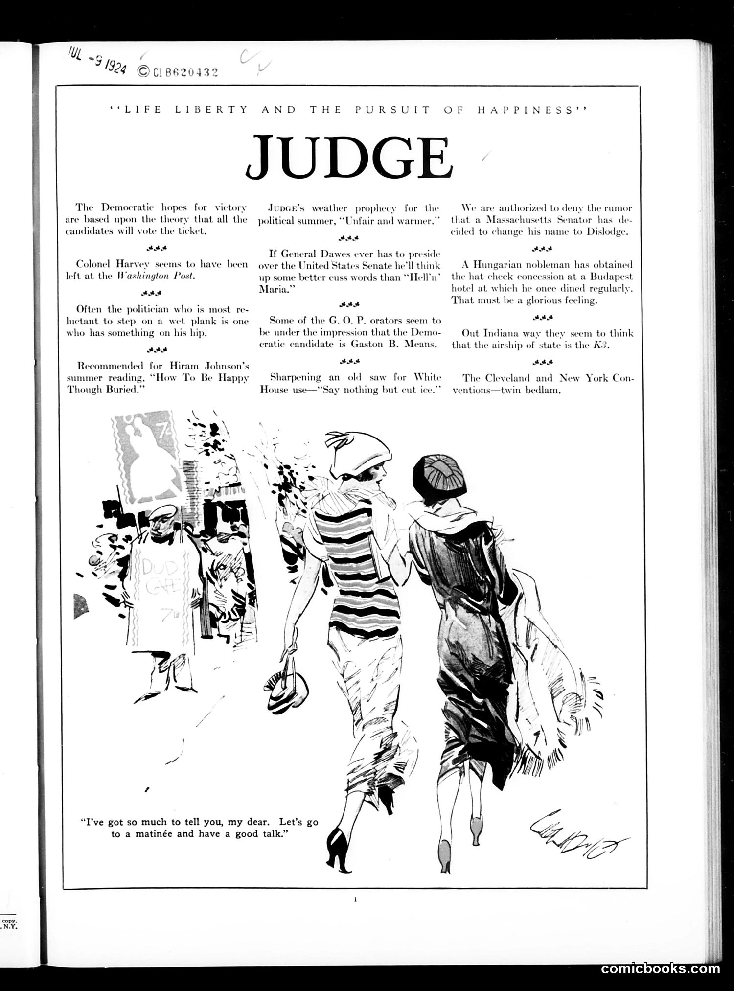 Judge — July 12, 1924 — page 3 of 36