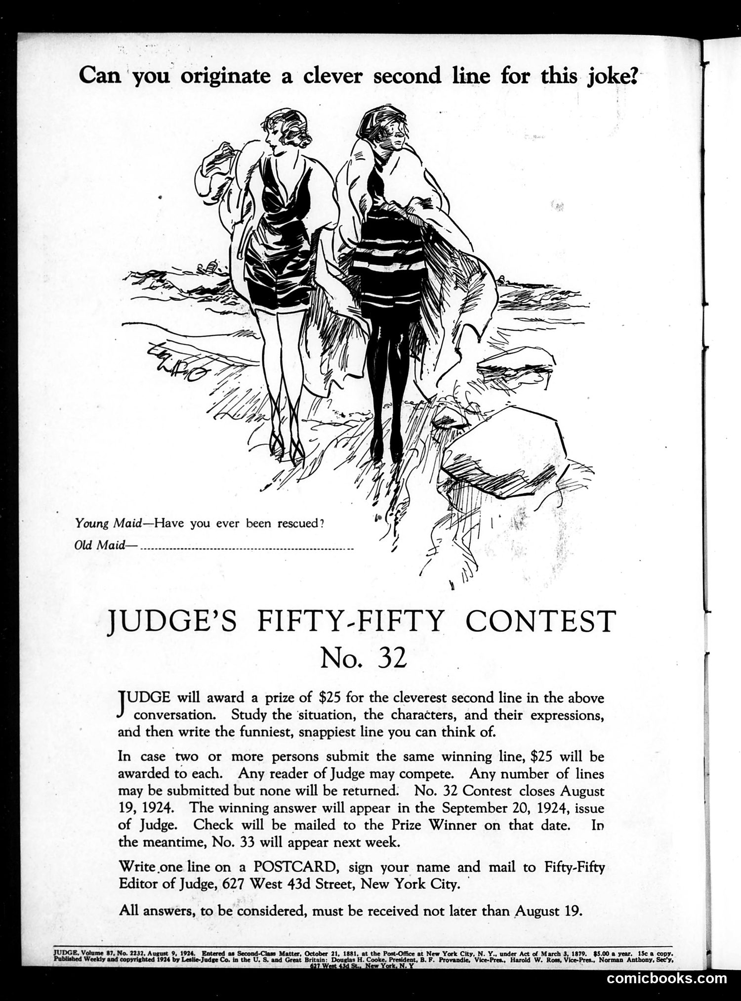Judge — August 9, 1924 — page 2 of 36