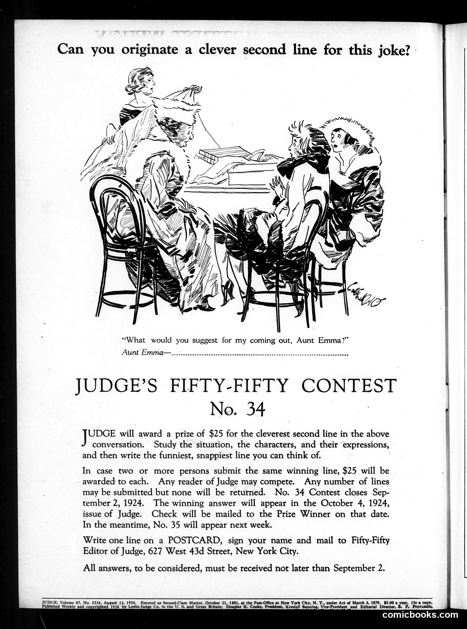 Judge — August 23, 1924 — page 2 of 36