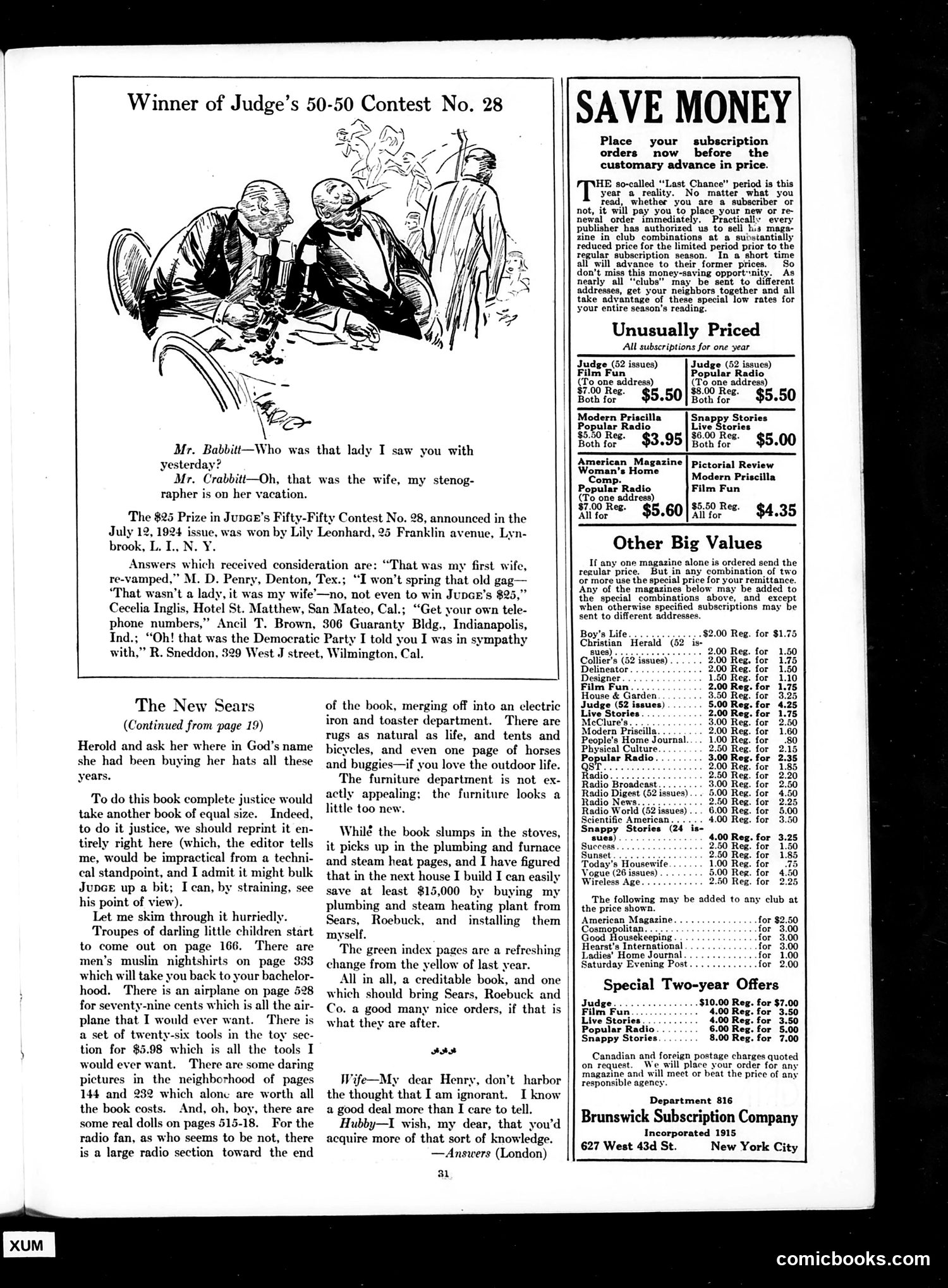 Judge — August 23, 1924 — page 33 of 36