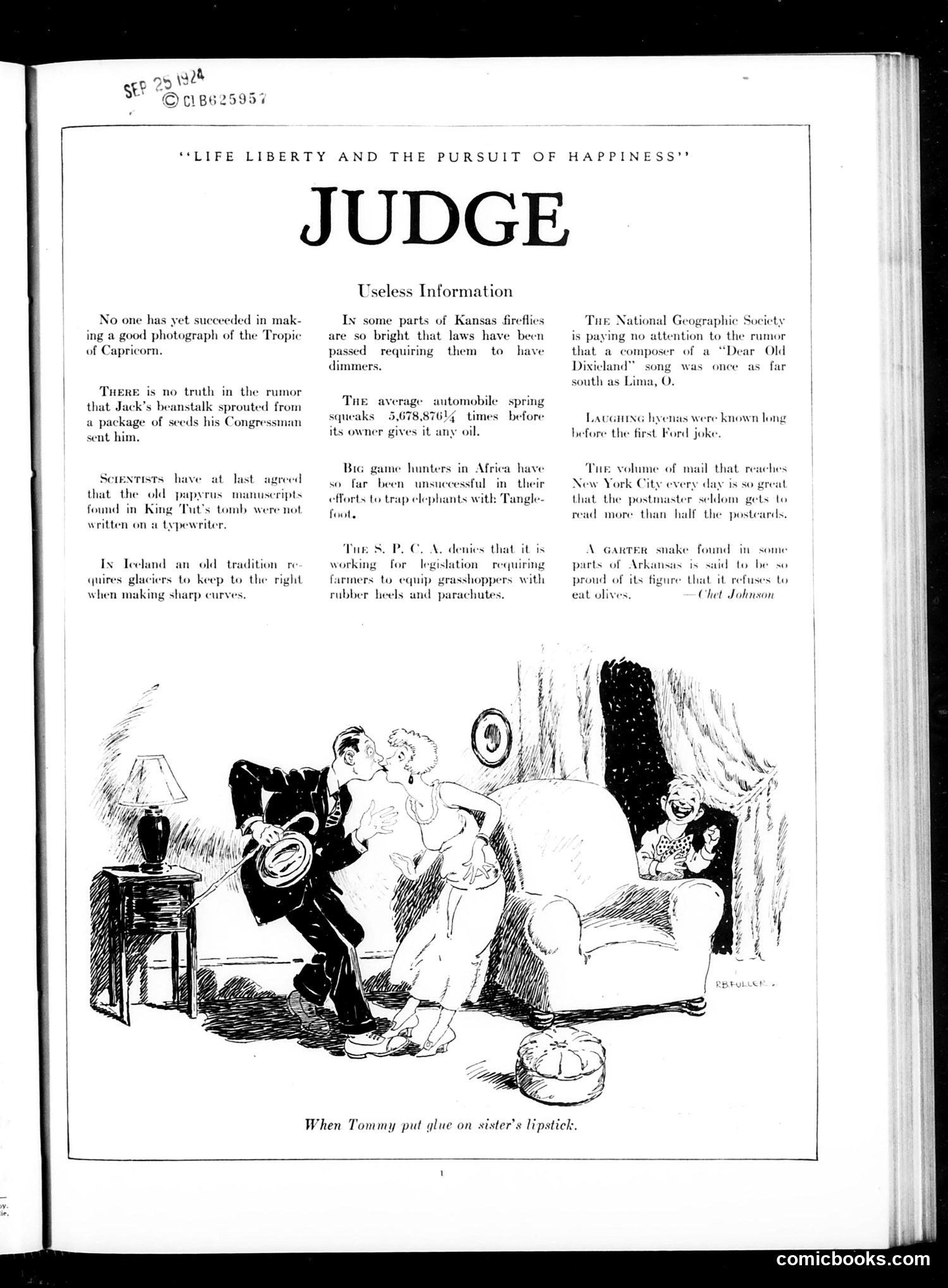 Judge — September 20, 1924 — page 3 of 37