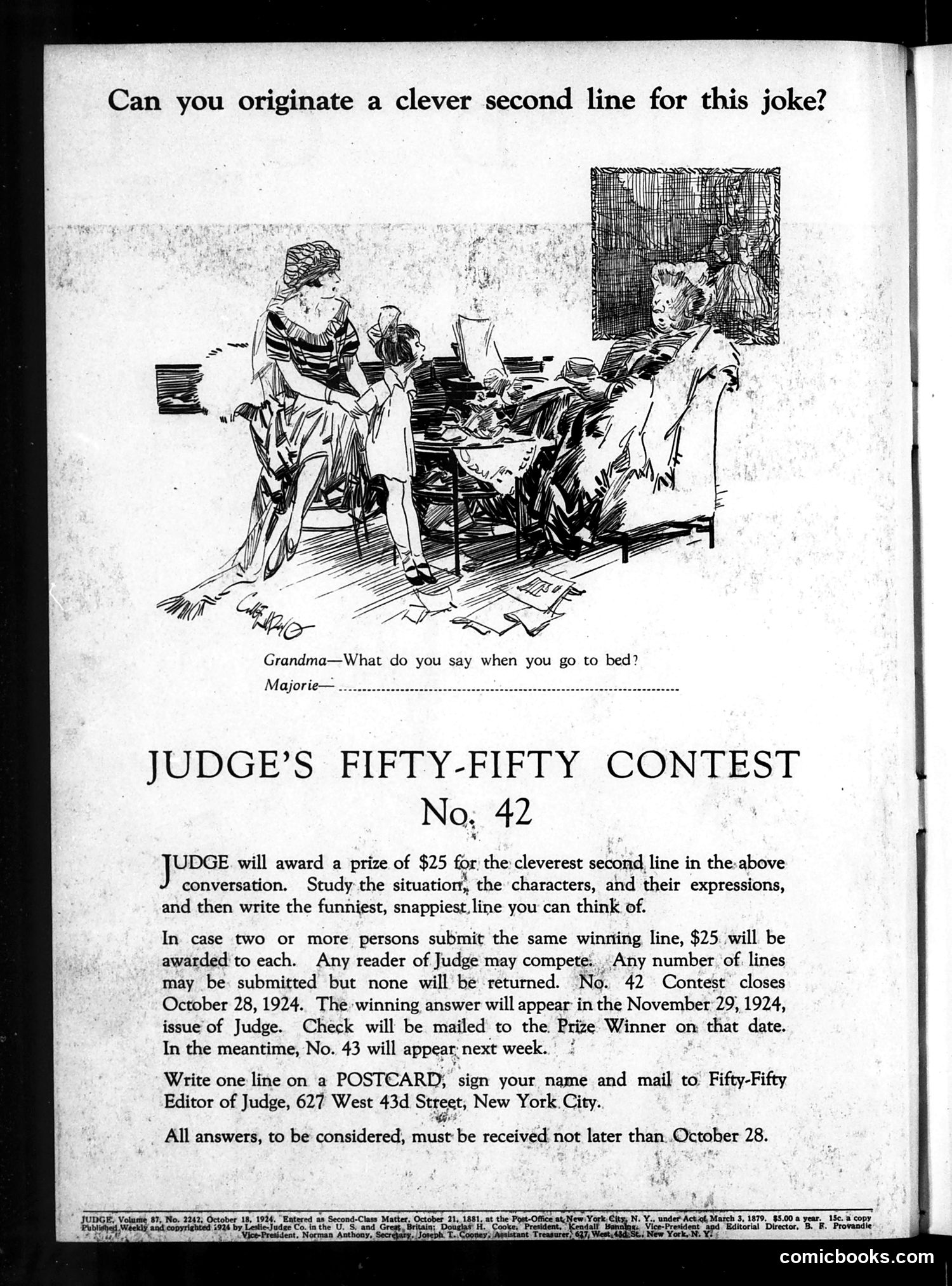 Judge — October 11, 1924 — page 2 of 36