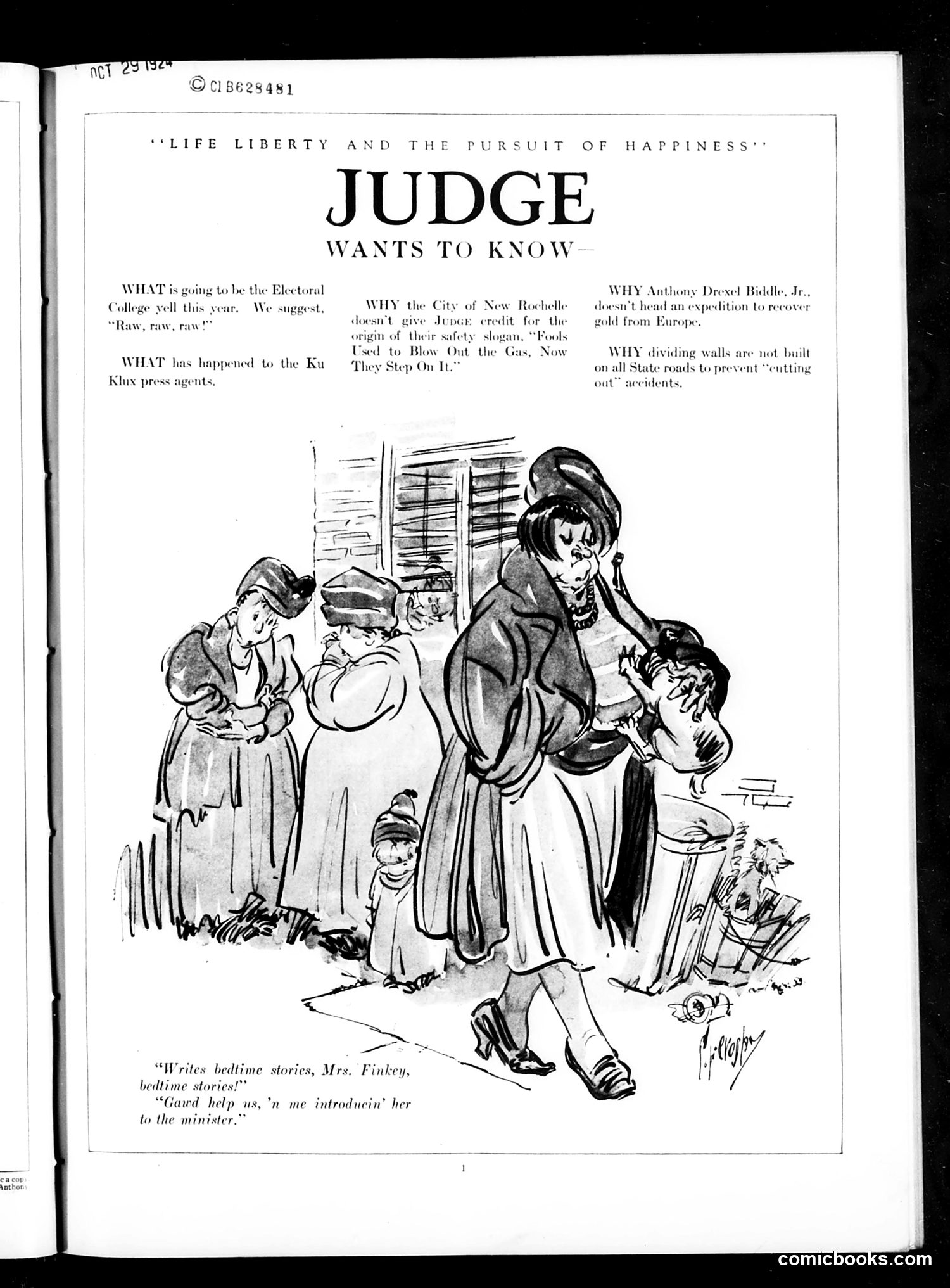 Judge — October 25, 1924 — page 3 of 36