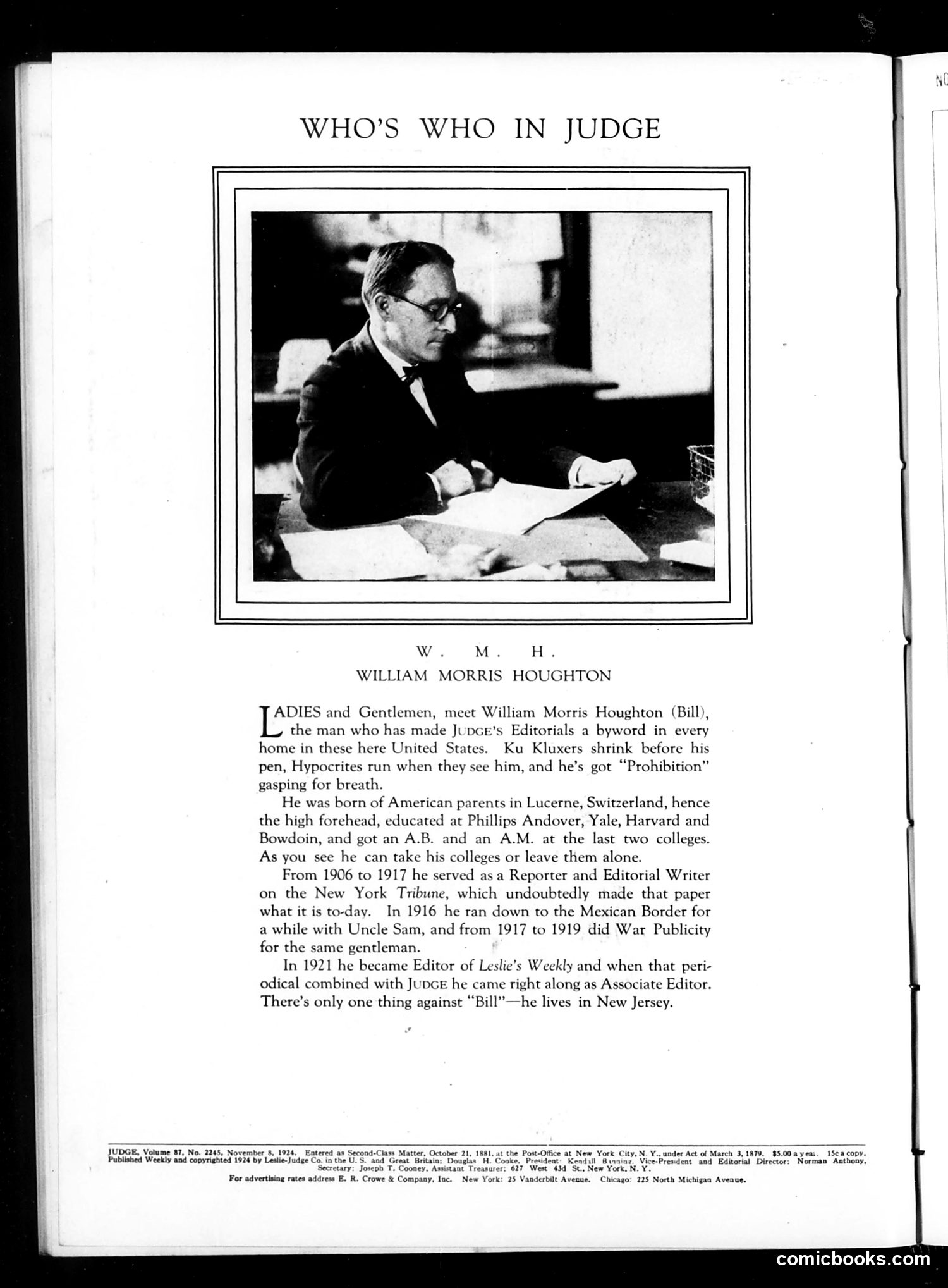 Judge — November 1, 1924 — page 2 of 36