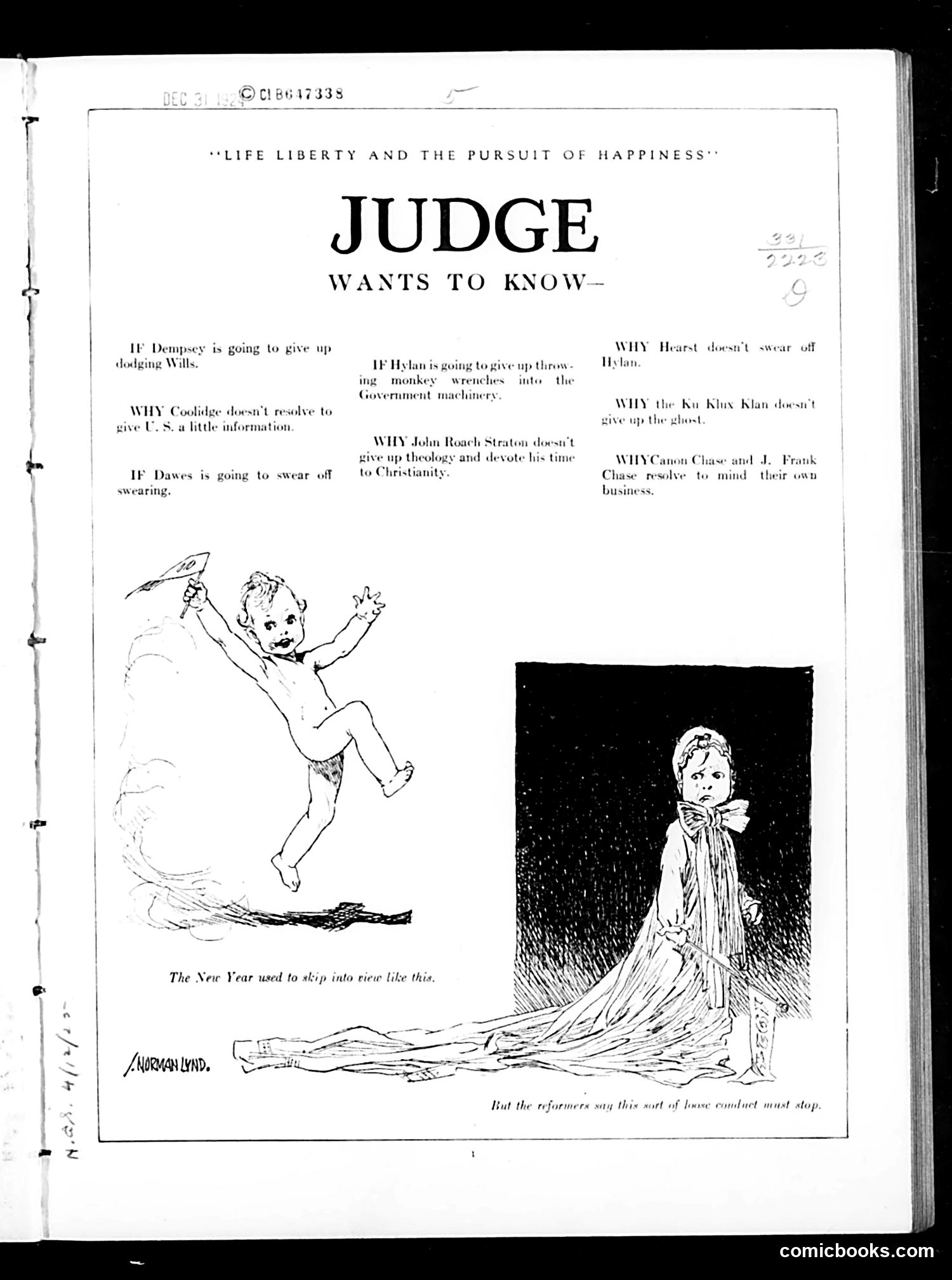 Judge — January 3, 1925 — page 3 of 36