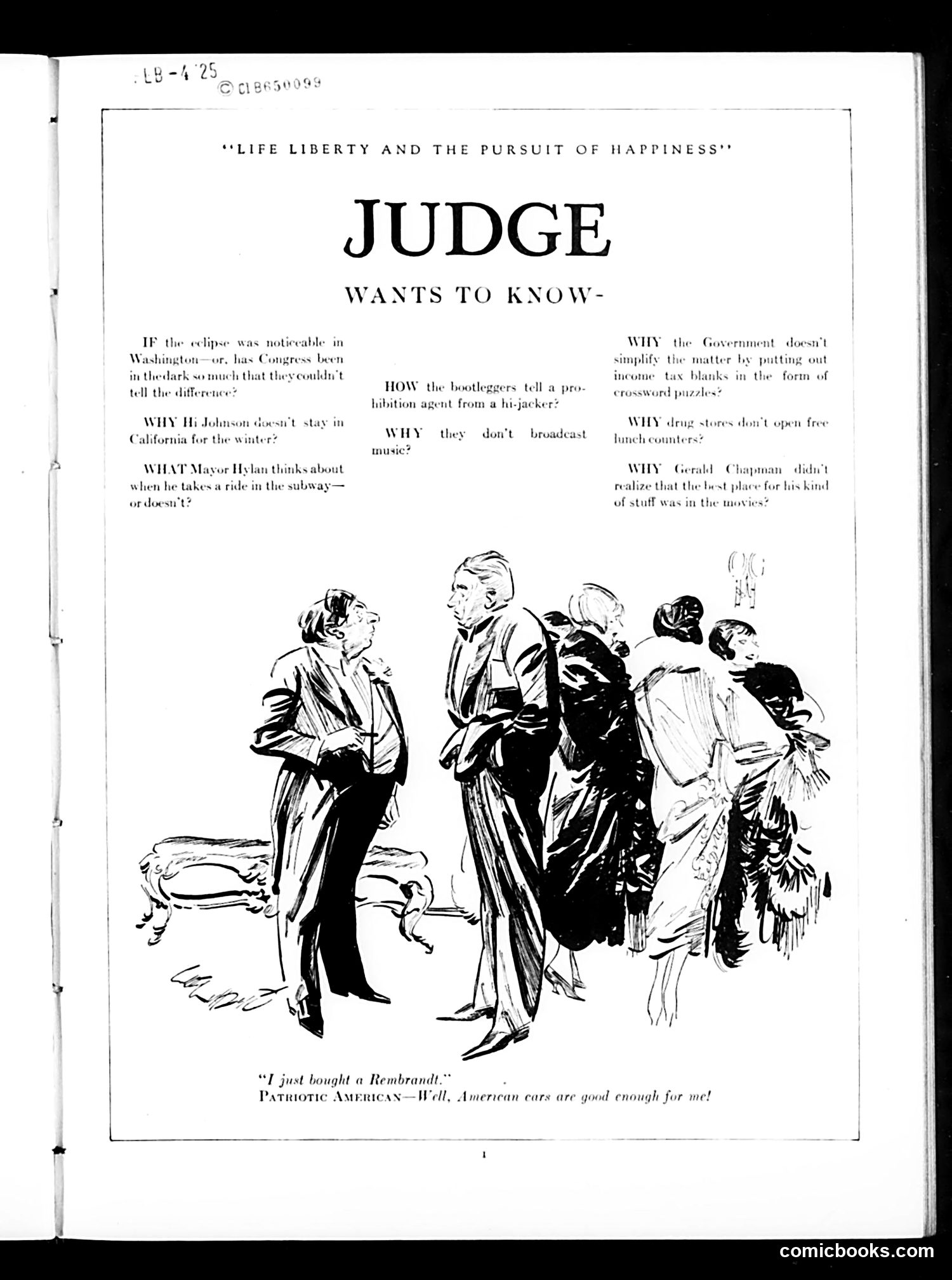 Judge — February 7, 1925 — page 3 of 36