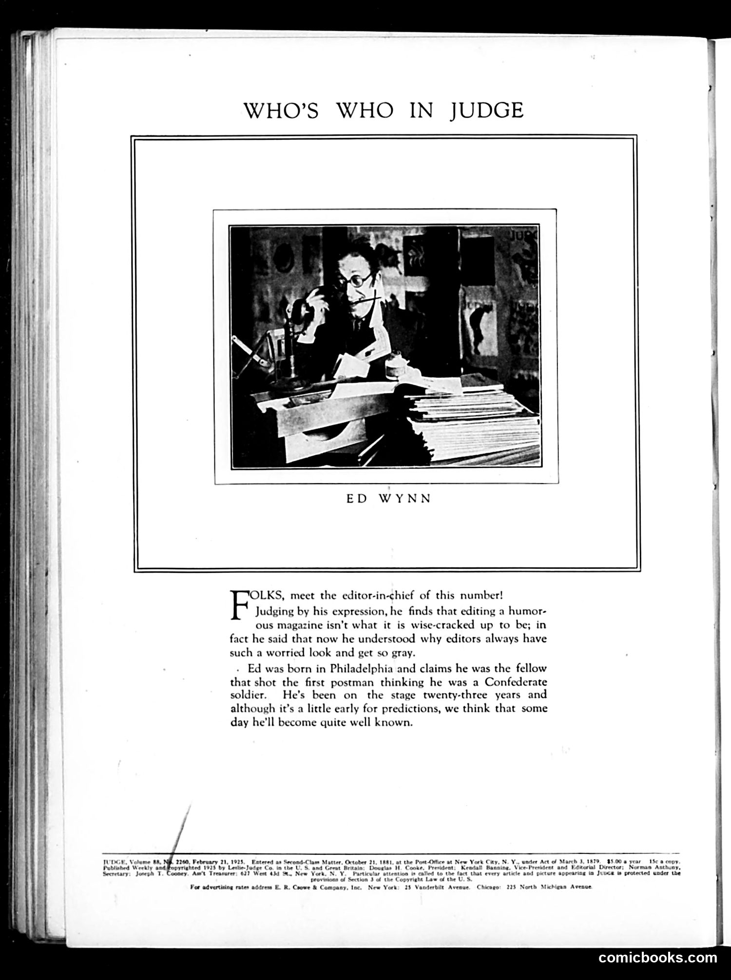 Judge — February 21, 1925 — page 2 of 36