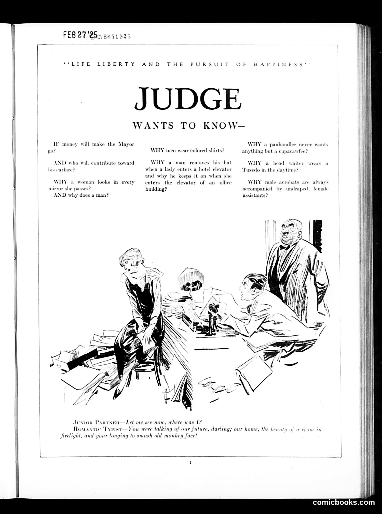 Judge — February 28, 1925 — page 3 of 36