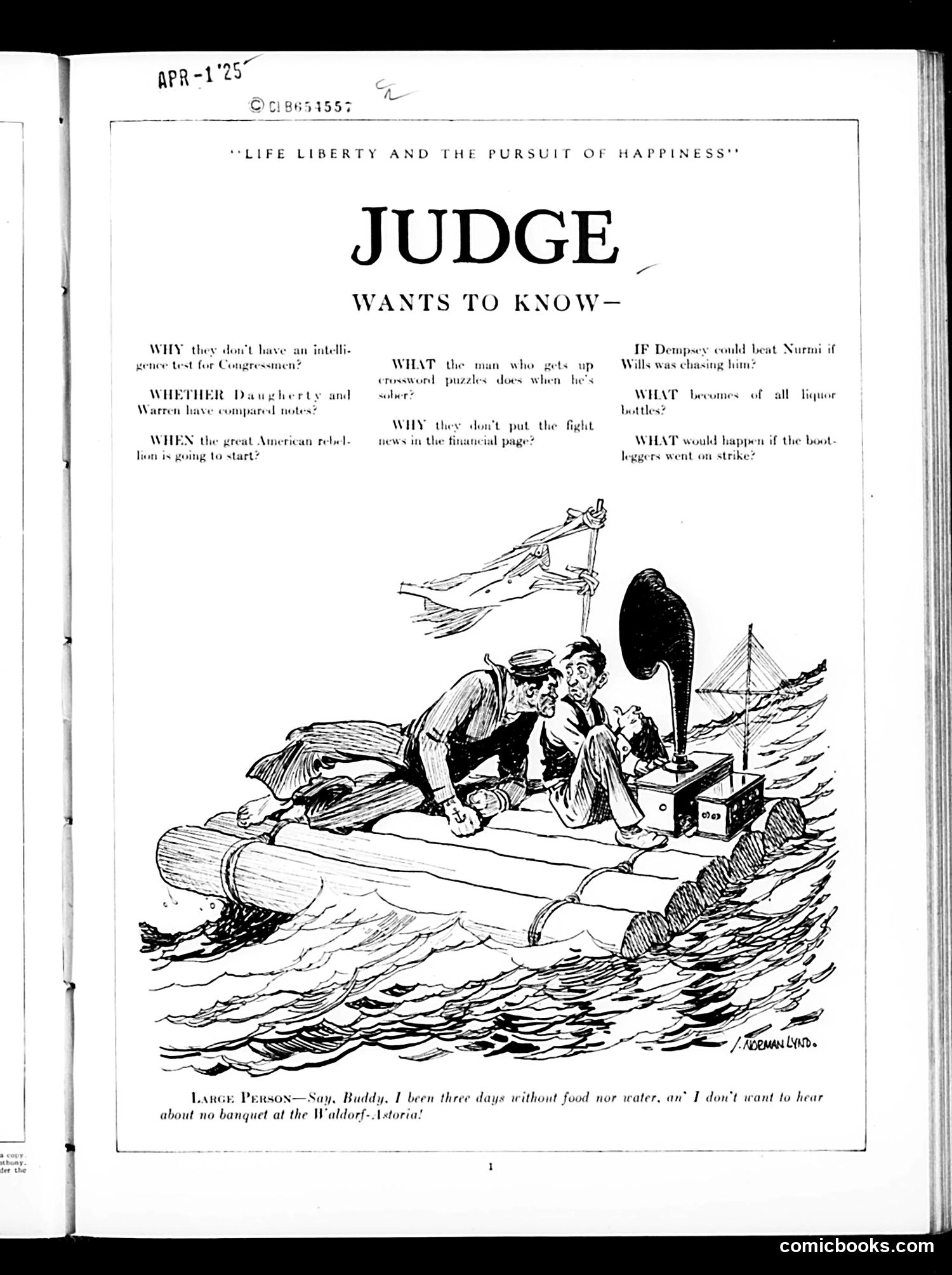 Judge — April 4, 1925 — page 3 of 36