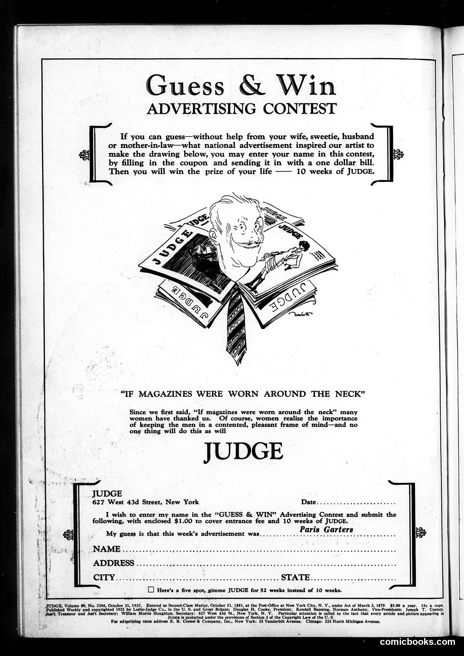 Judge — October 31, 1925 — page 2 of 37