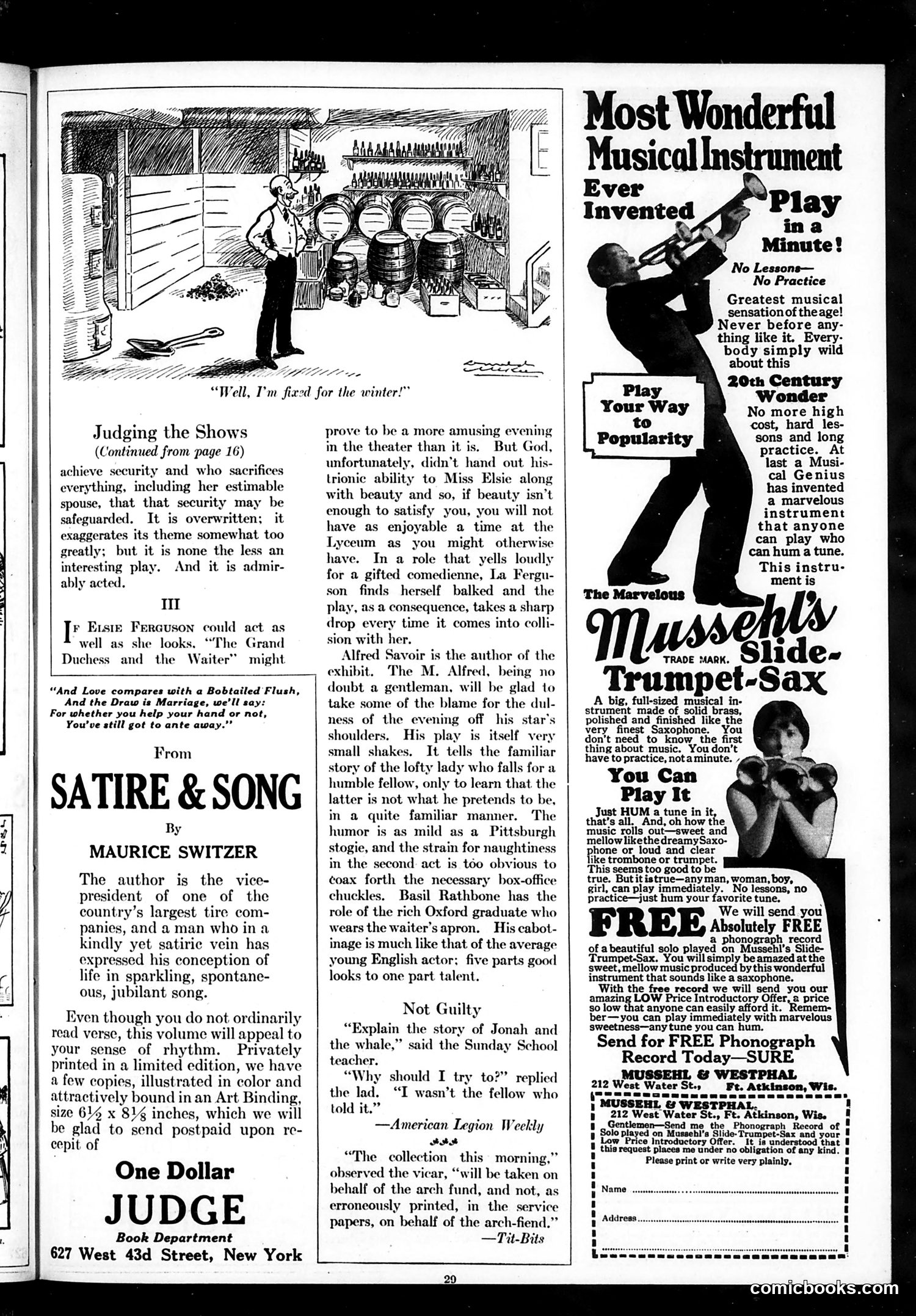 Judge — November 7, 1925 — page 31 of 36