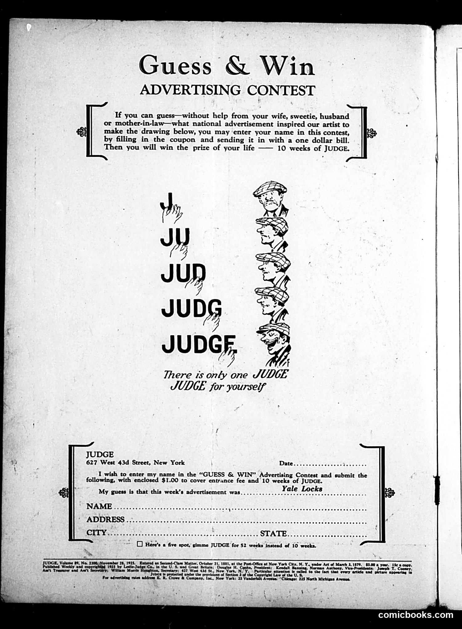 Judge — November 28, 1925 — page 2 of 36