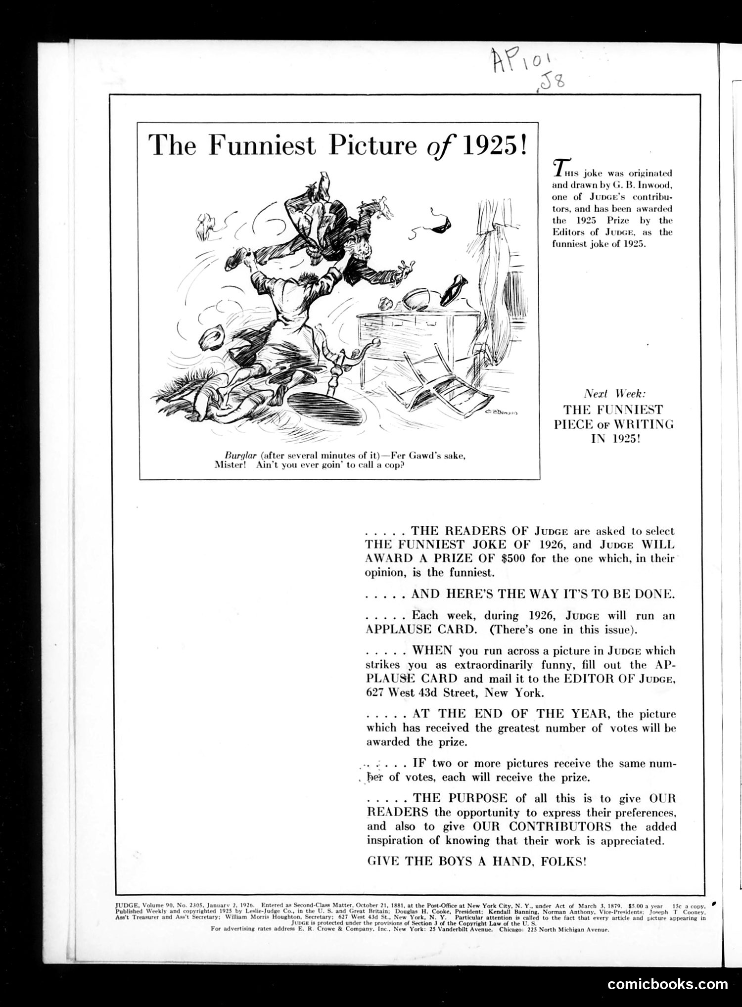 Judge — January 2, 1926 — page 2 of 36