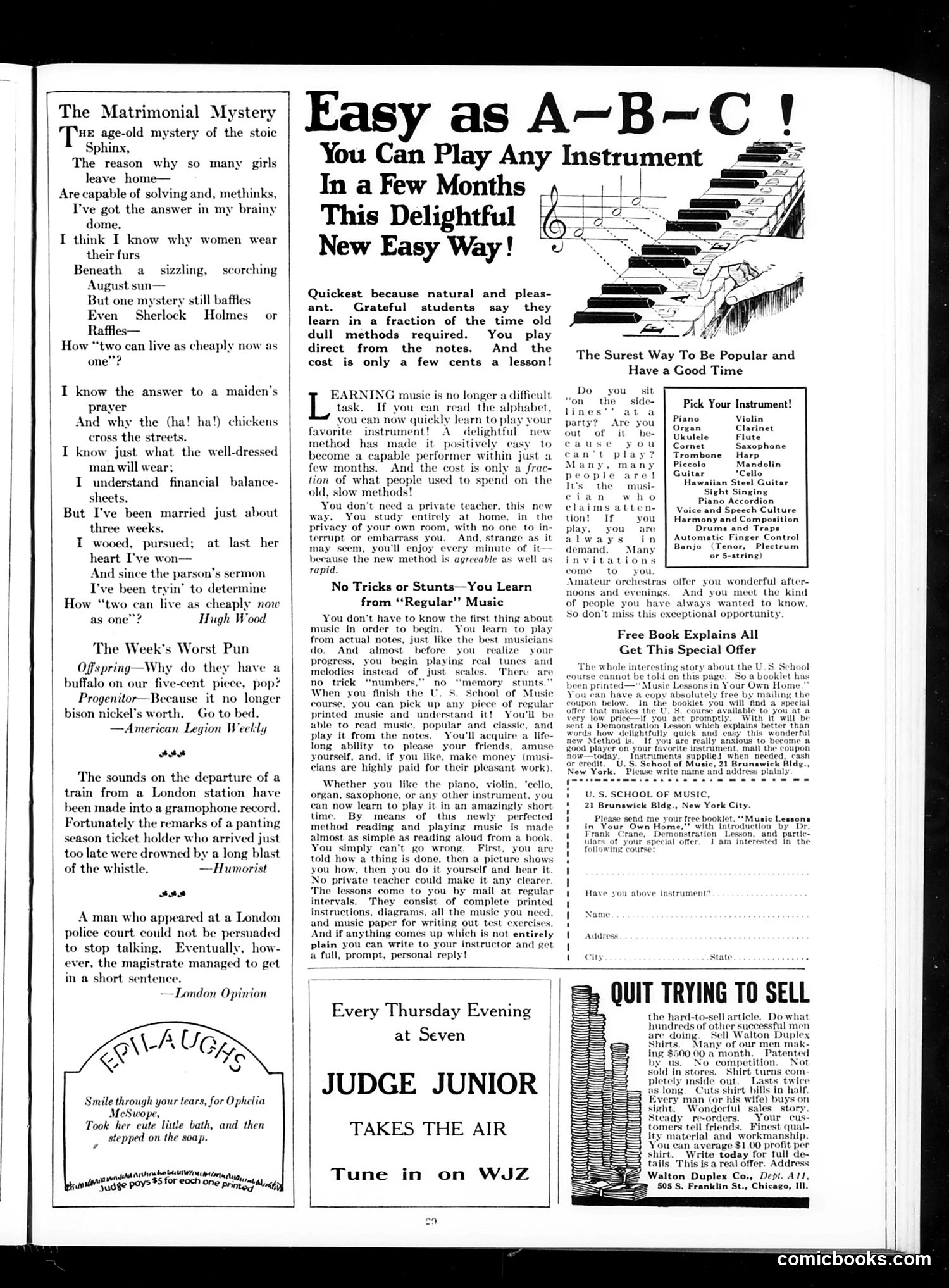 Judge — January 9, 1926 — page 31 of 36