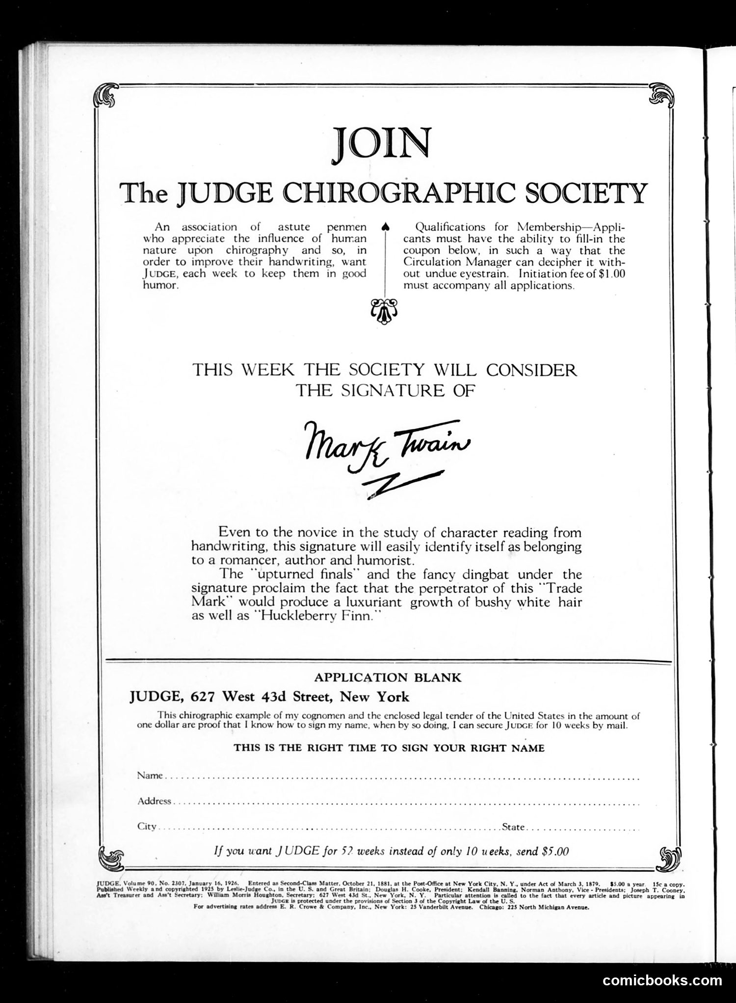 Judge — January 16, 1926 — page 2 of 36