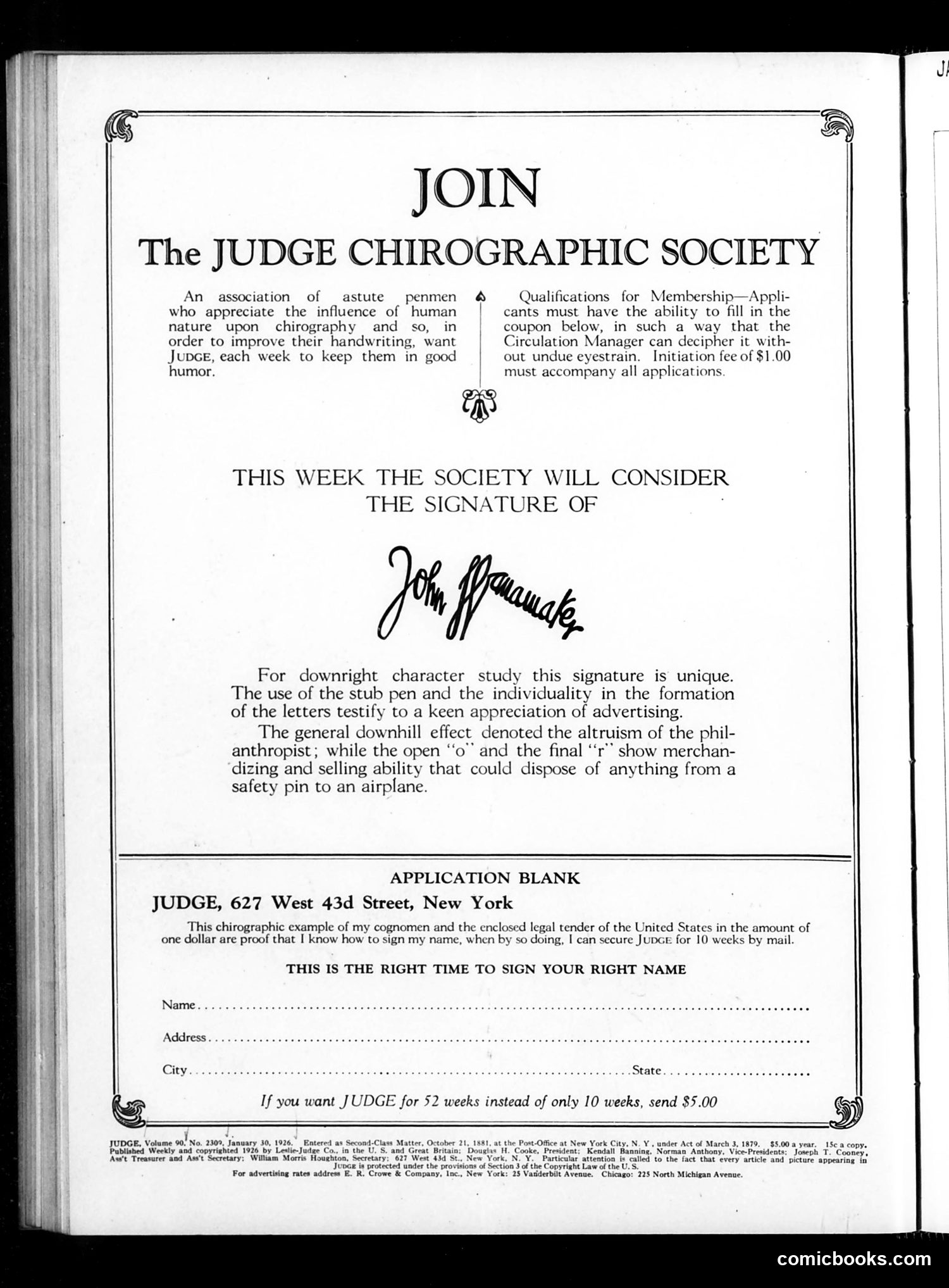 Judge — January 30, 1926 — page 2 of 36