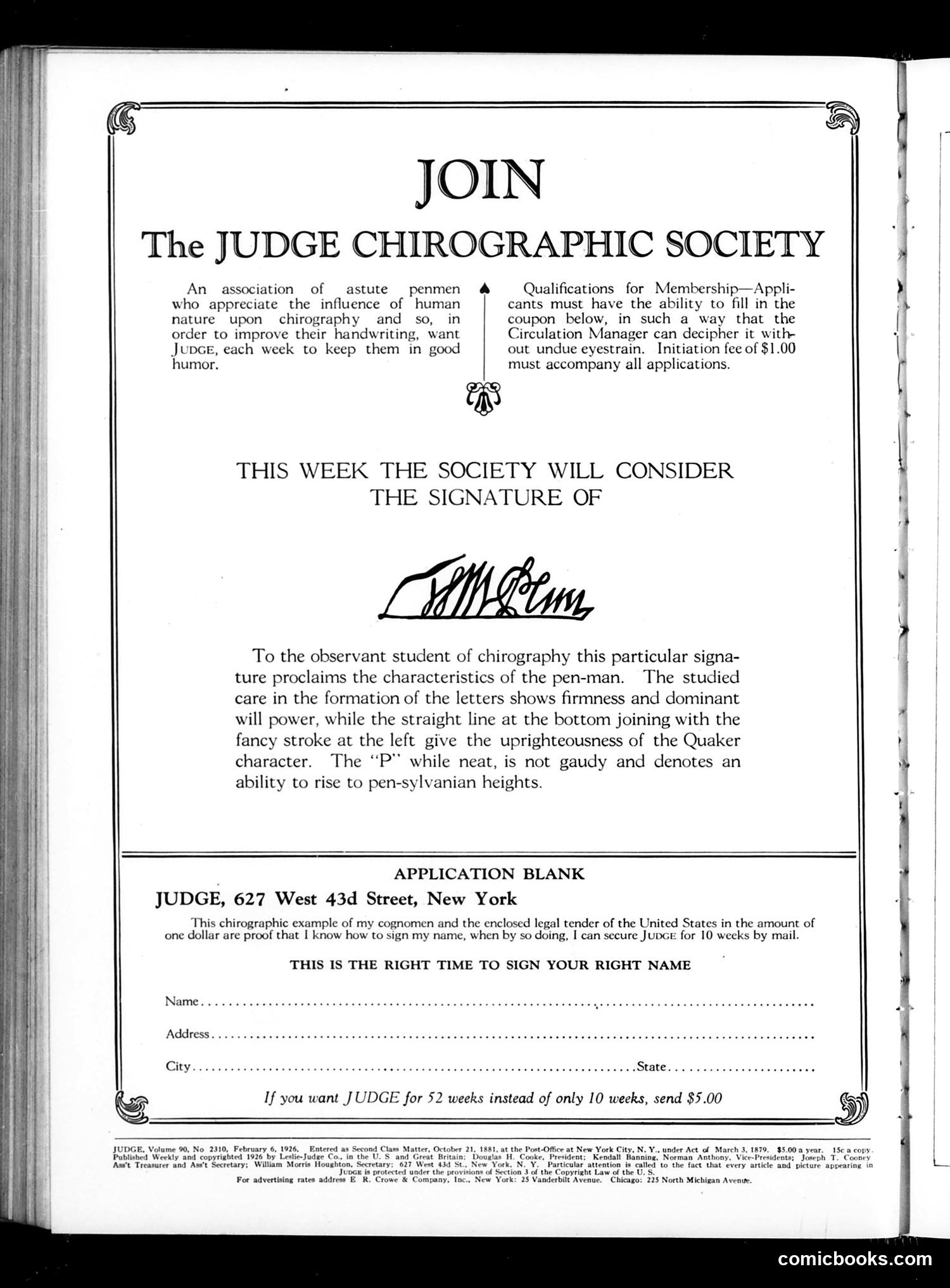 Judge — February 6, 1926 — page 2 of 36
