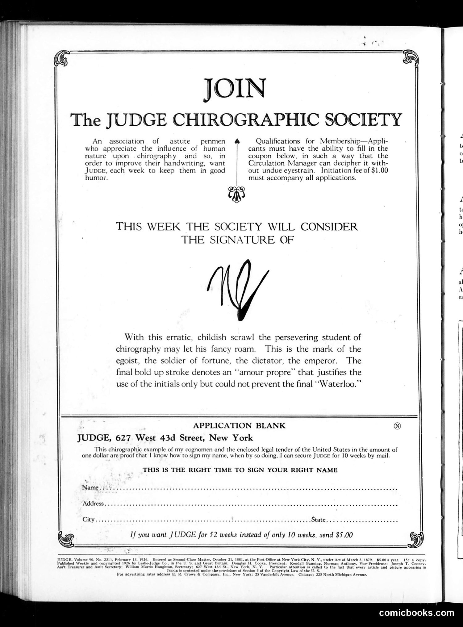 Judge — February 13, 1926 — page 2 of 36