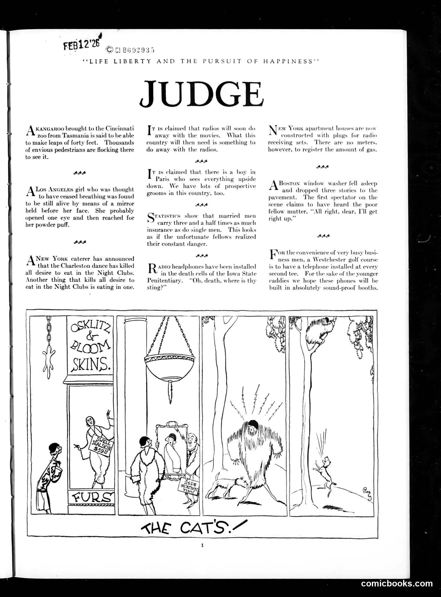 Judge — February 13, 1926 — page 3 of 36