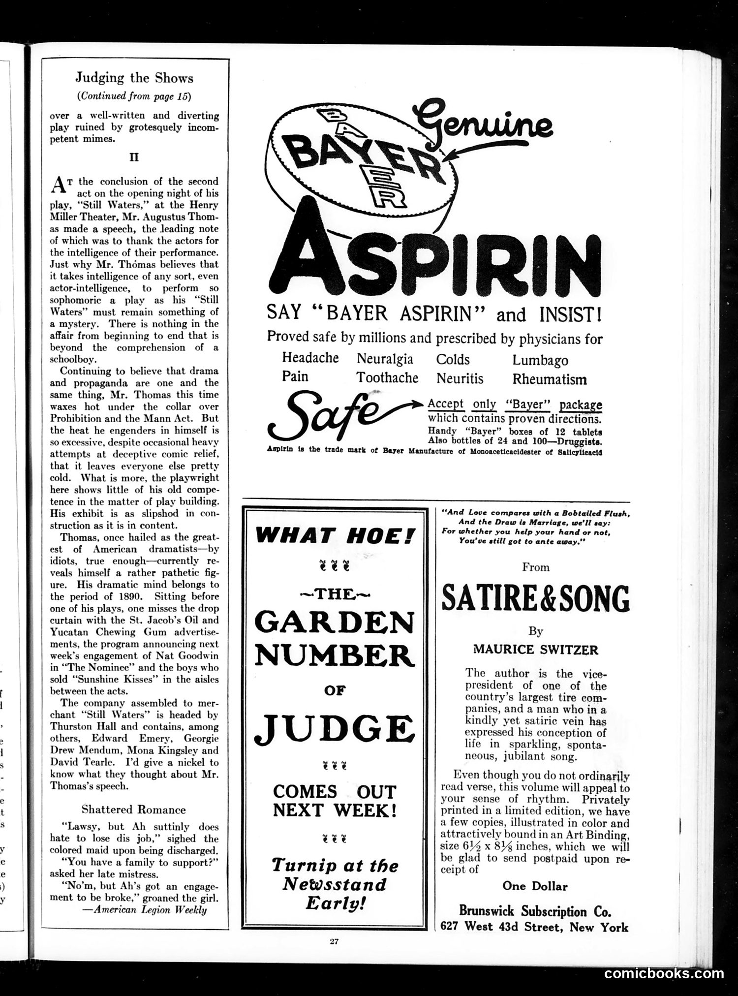 Judge — March 27, 1926 — page 29 of 36