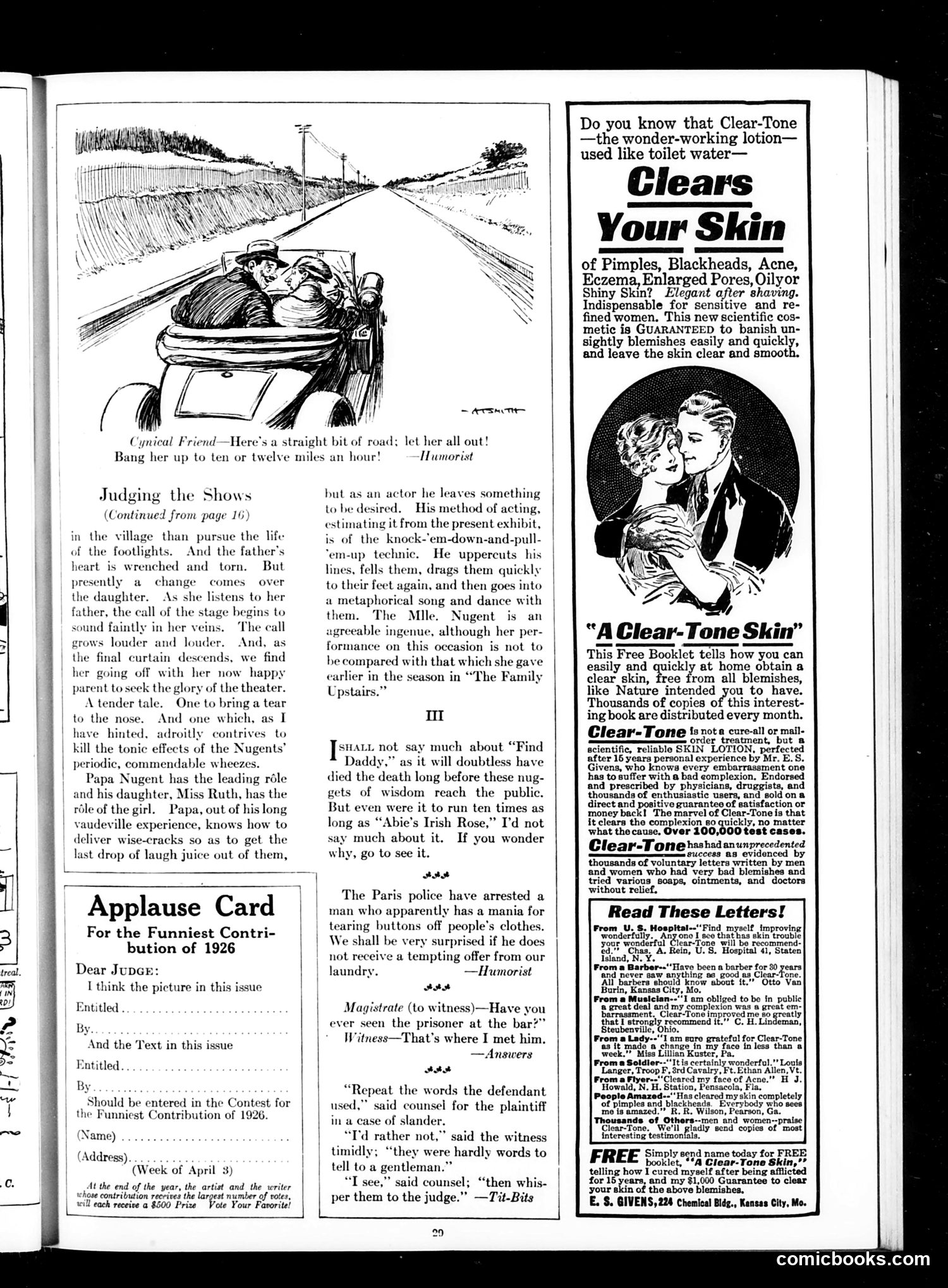 Judge — April 3, 1926 — page 31 of 36