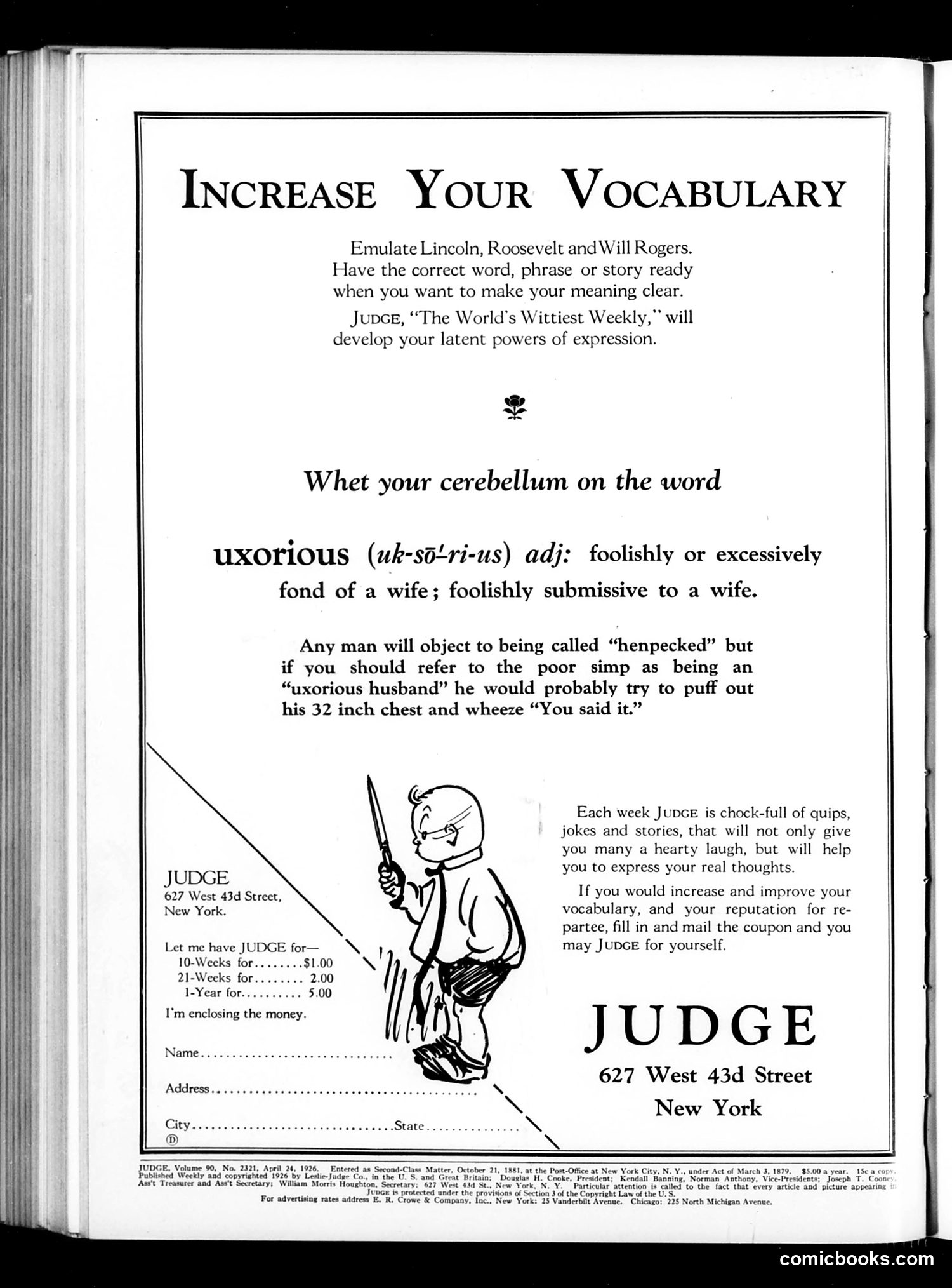 Judge — April 24, 1926 — page 2 of 36