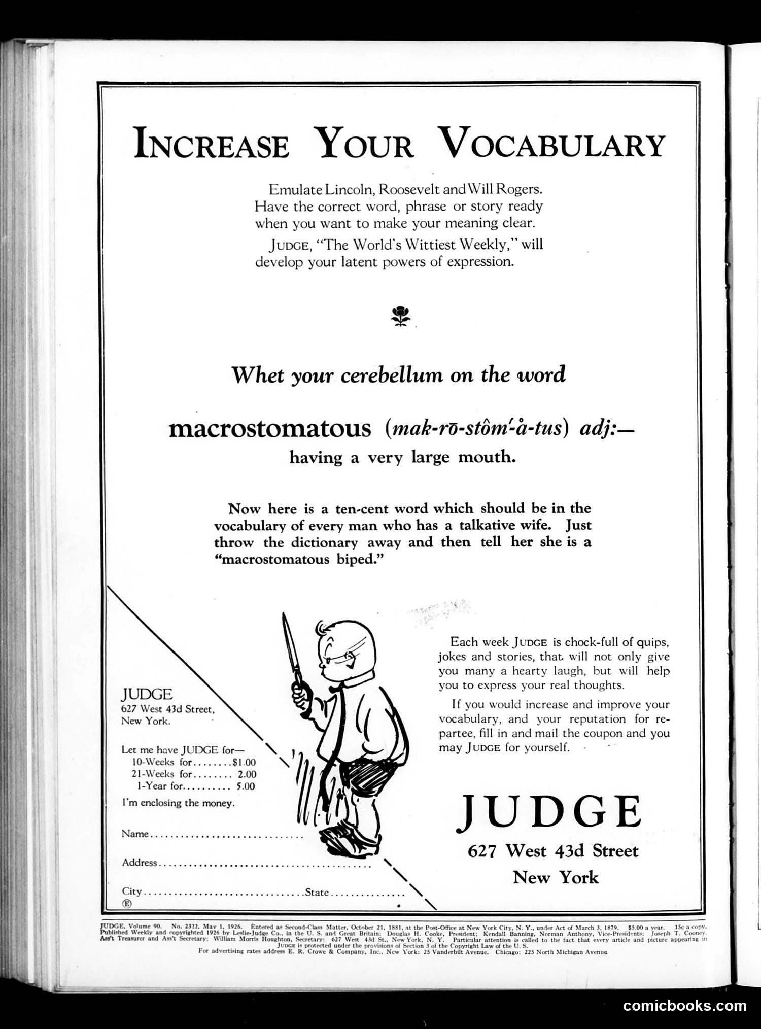 Judge — May 1, 1926 — page 2 of 36