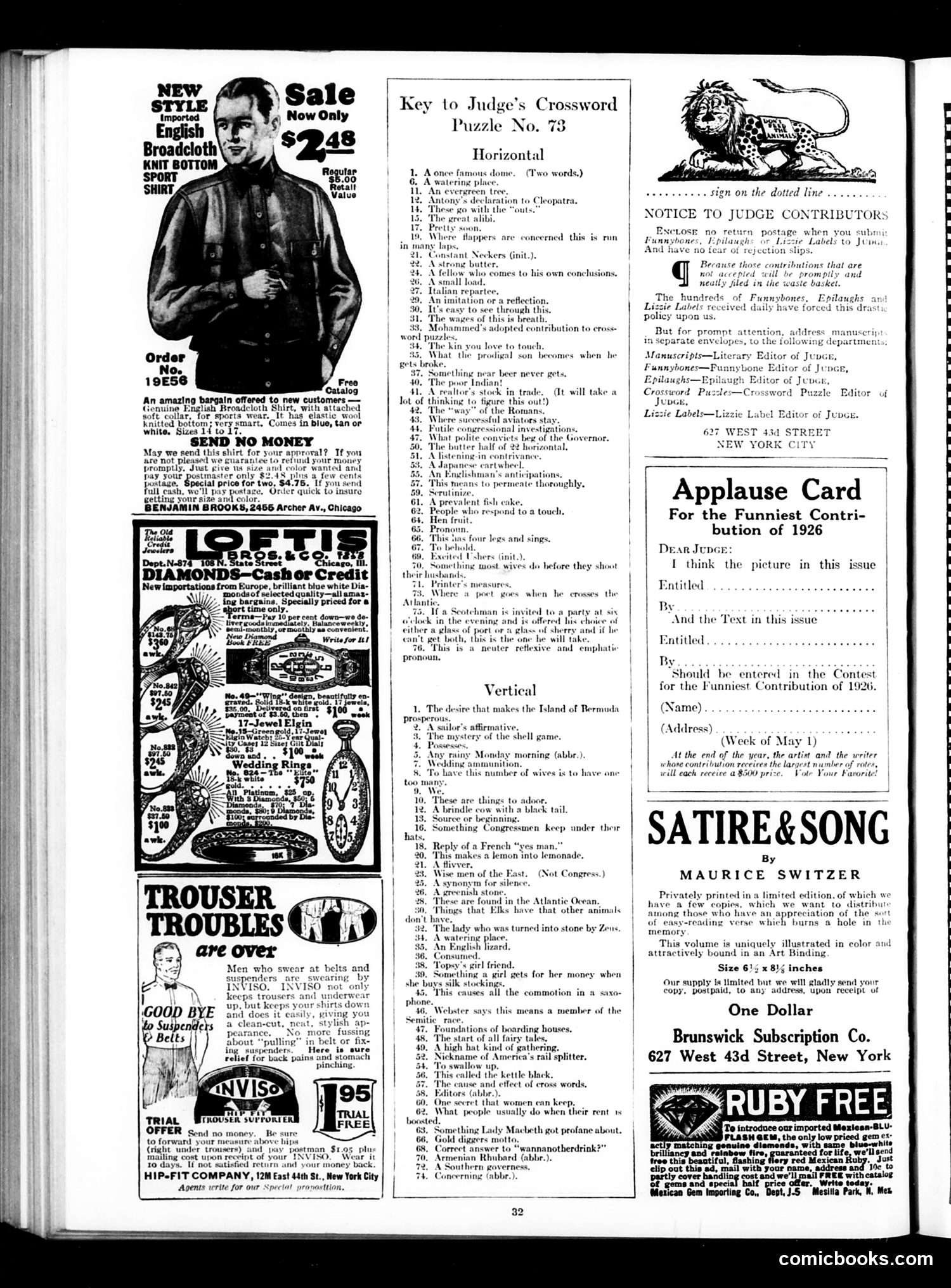 Judge — May 1, 1926 — page 34 of 36