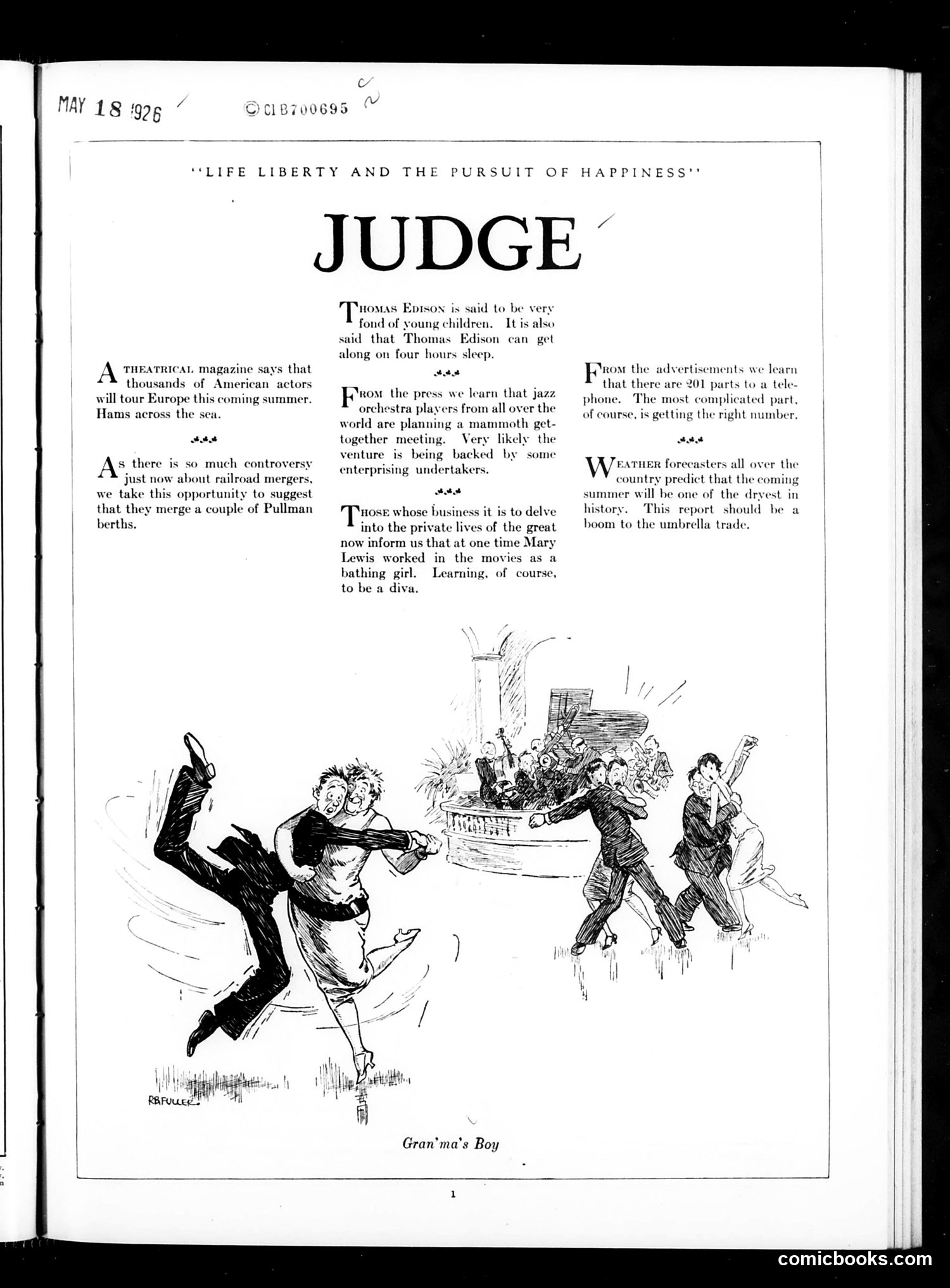 Judge — May 22, 1926 — page 3 of 36