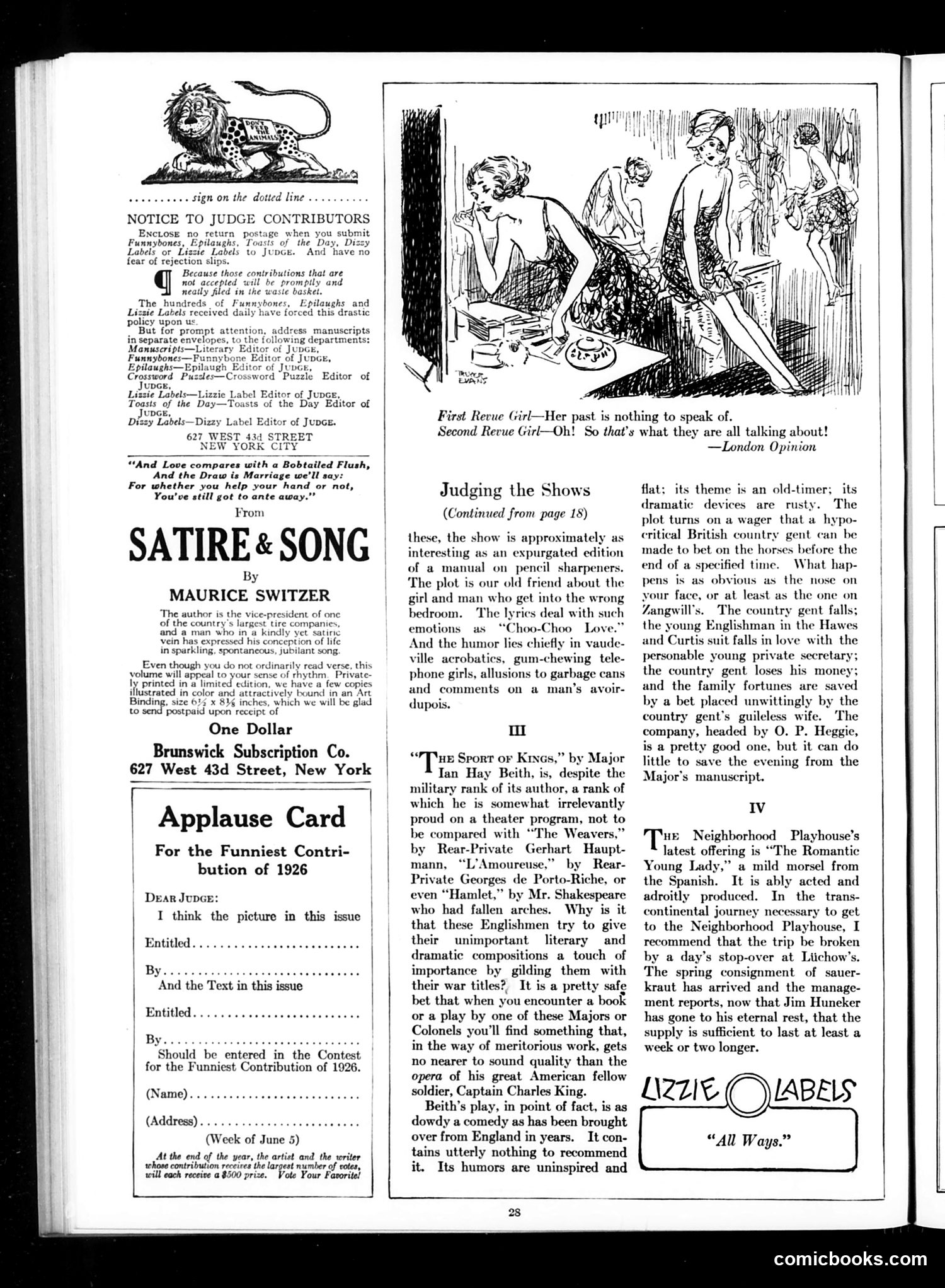 Judge — June 5, 1926 — page 30 of 36
