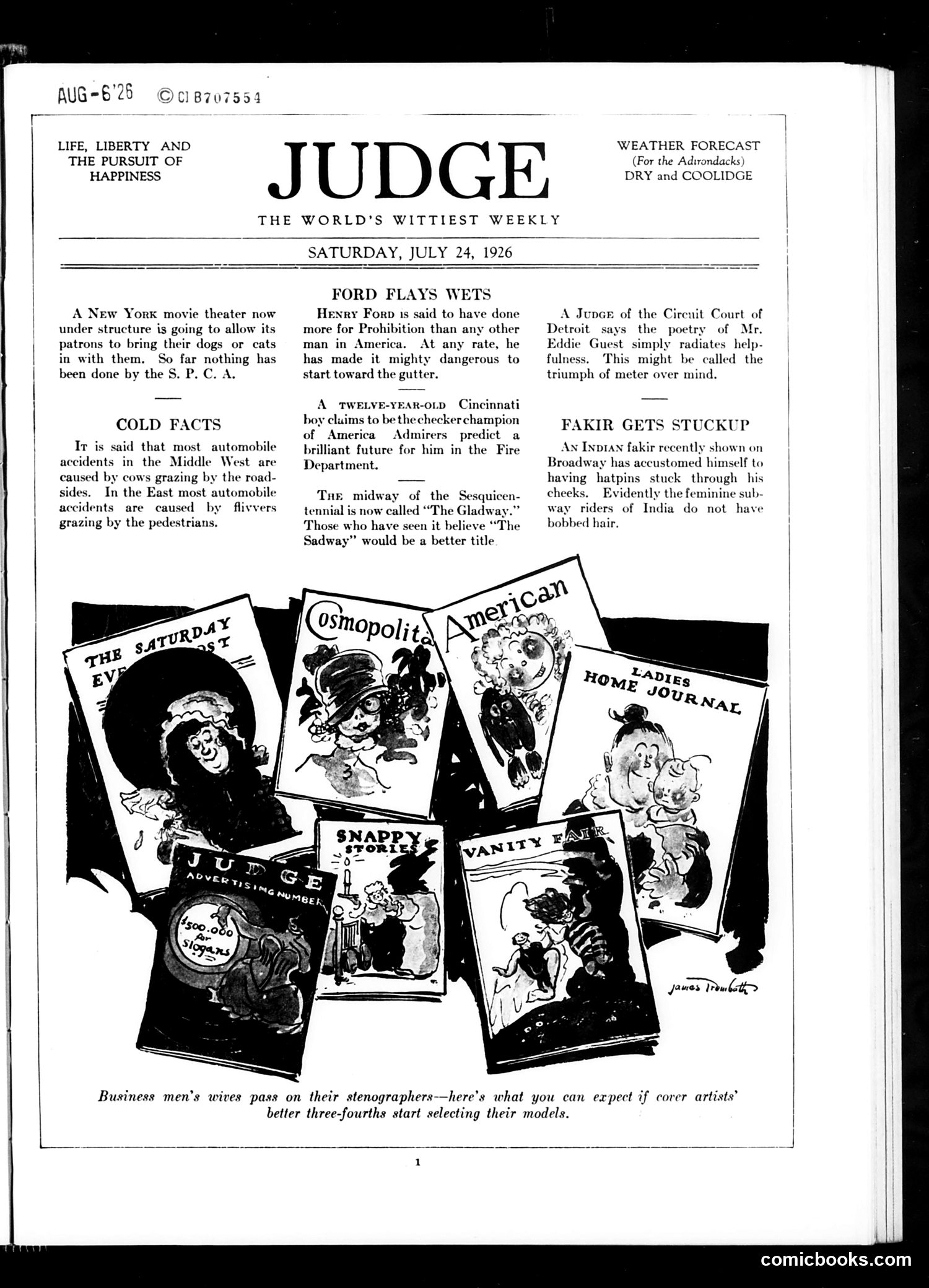 Judge — July 24, 1926 — page 3 of 36